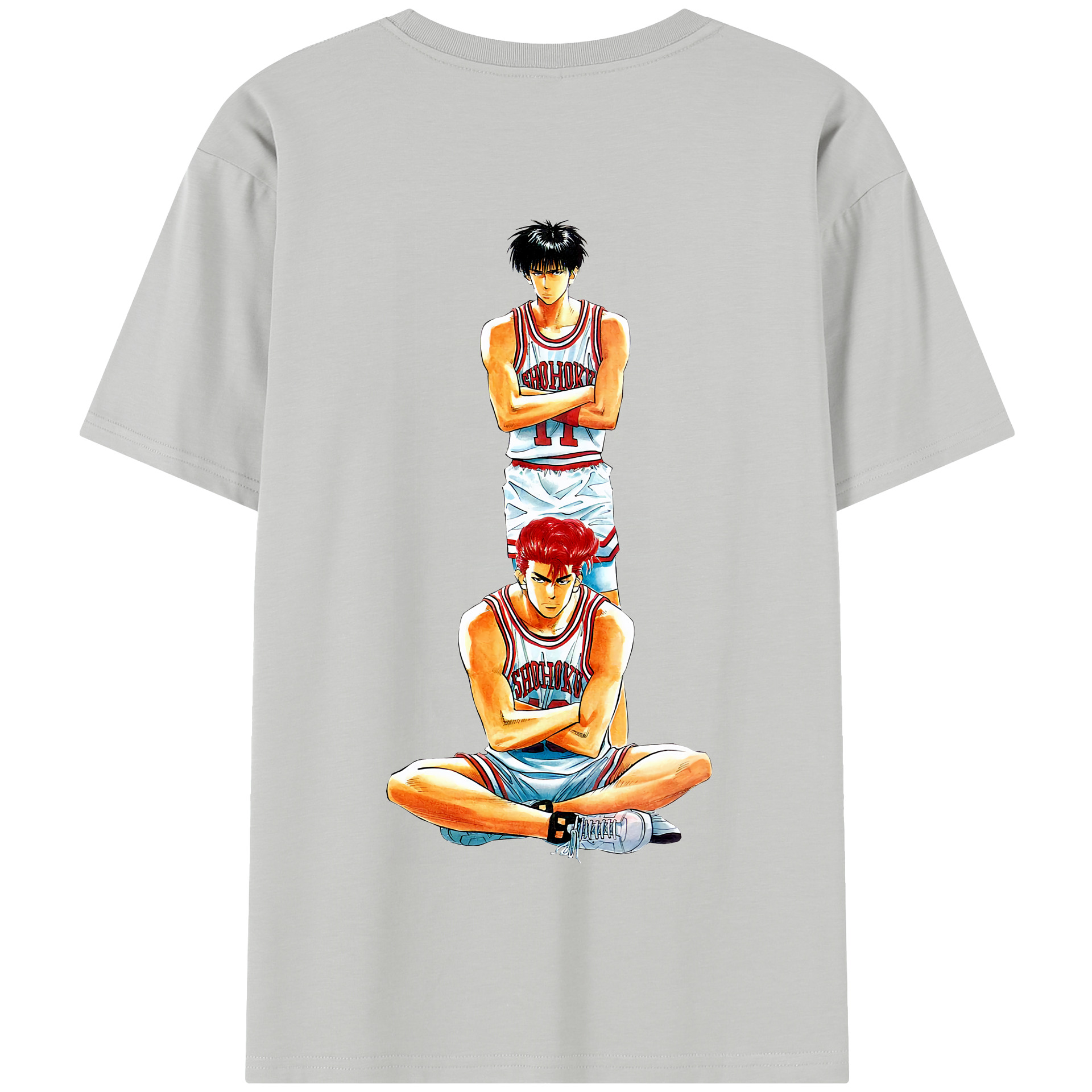 SLAM DUNK／スラムダンク 綿100％半袖Tシャツ（背面プリント）