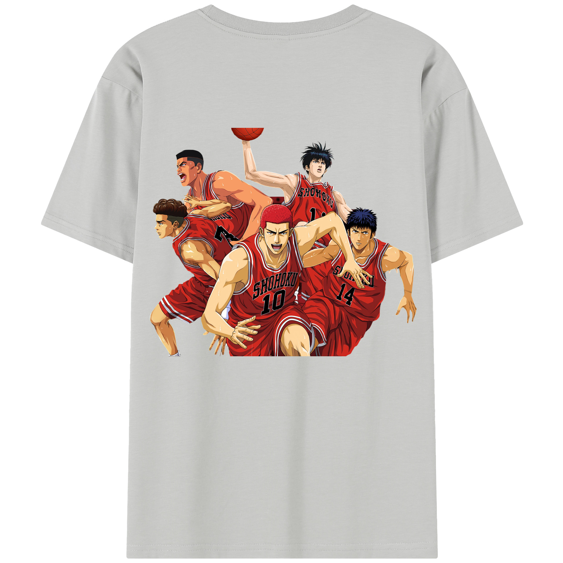 （画像用） SLAM DUNK／スラムダンク 綿100％半袖Tシャツ（背面プリント）