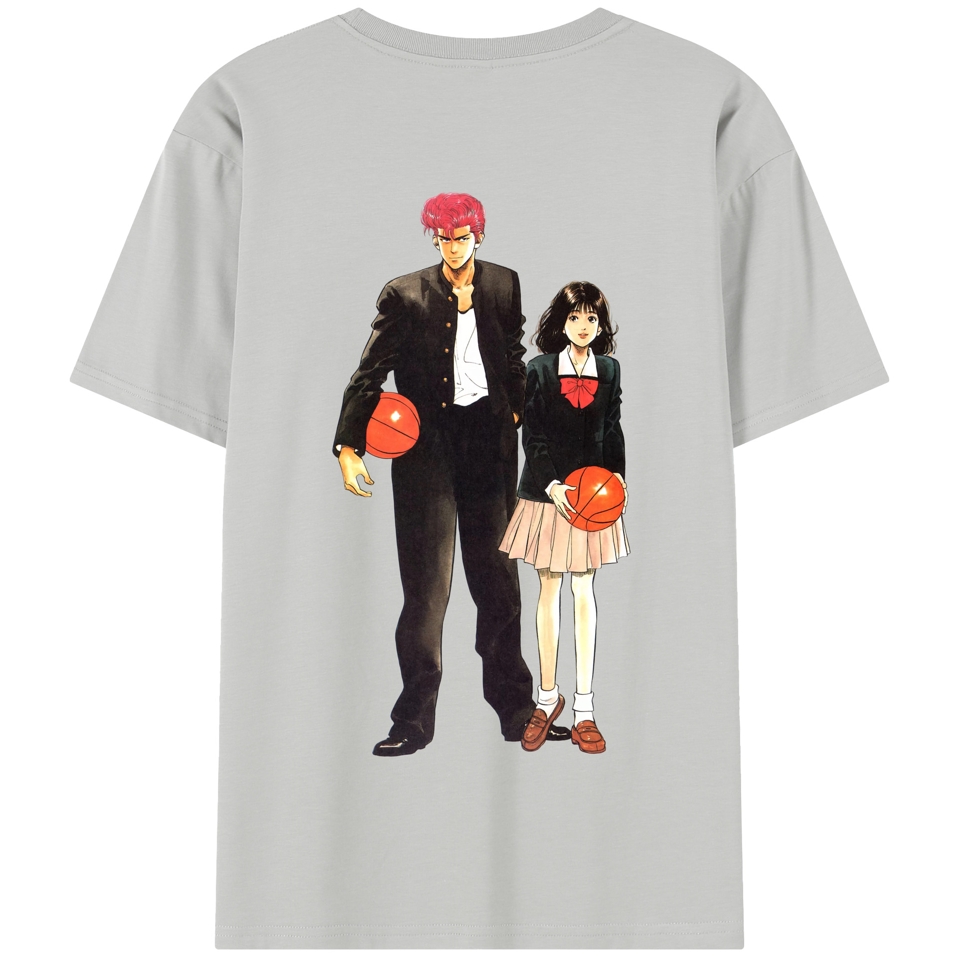 SLAM DUNK／スラムダンク 綿100％半袖Tシャツ（背面プリント）