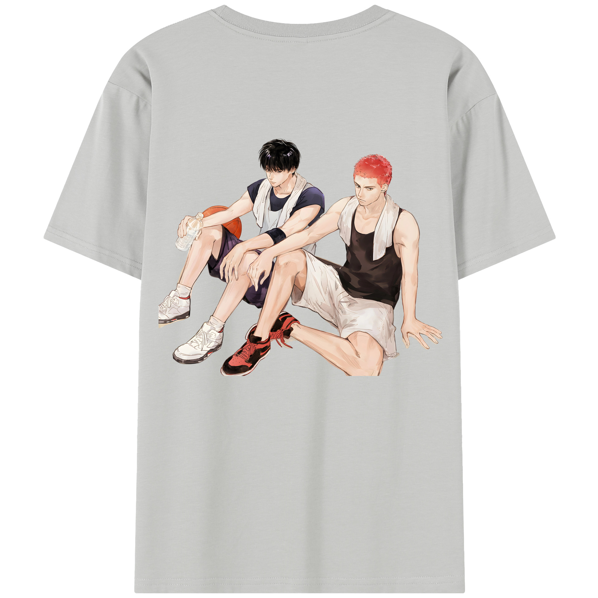 SLAM DUNK／スラムダンク 綿100％半袖Tシャツ（背面プリント）