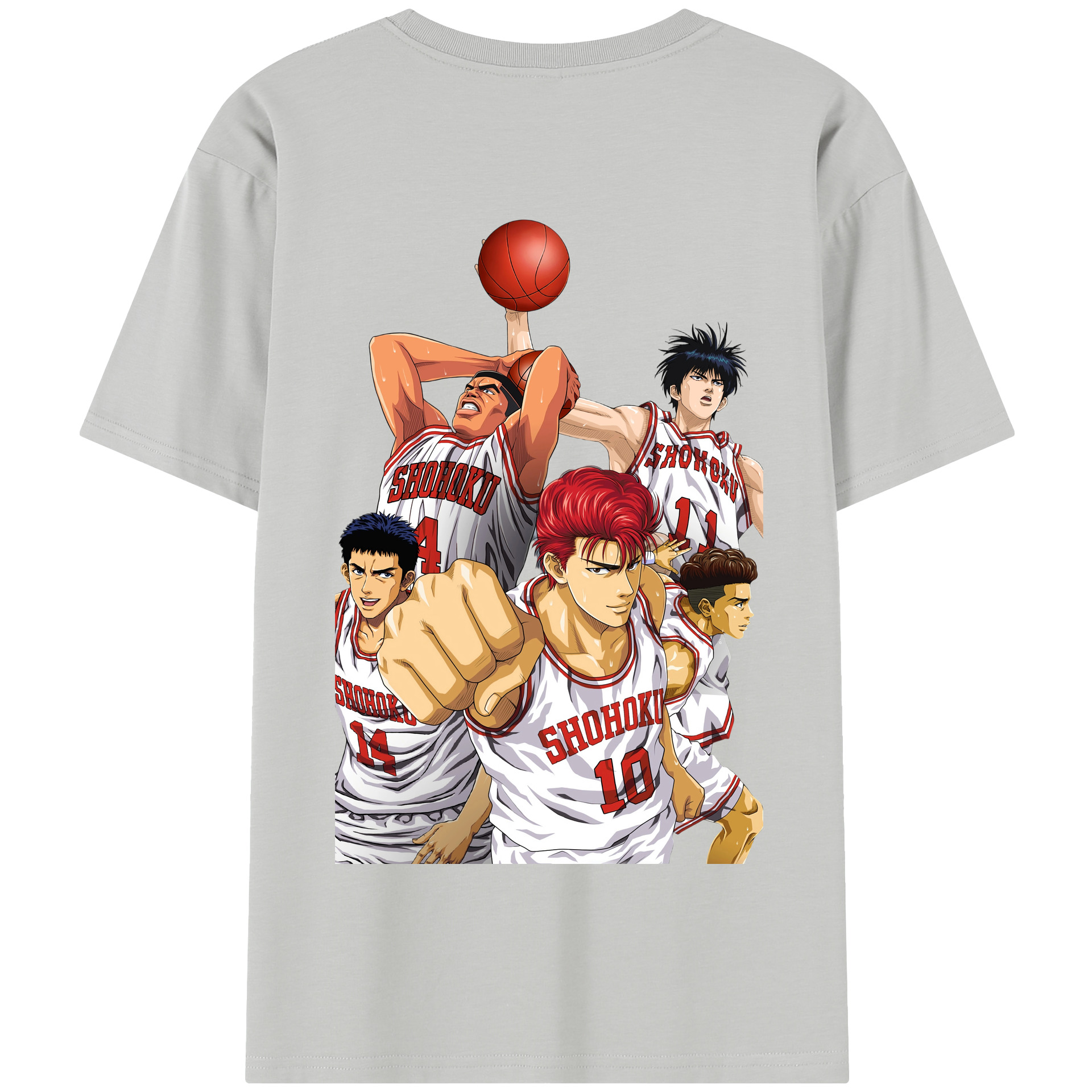 （画像用） SLAM DUNK／スラムダンク 綿100％半袖Tシャツ（背面プリント）