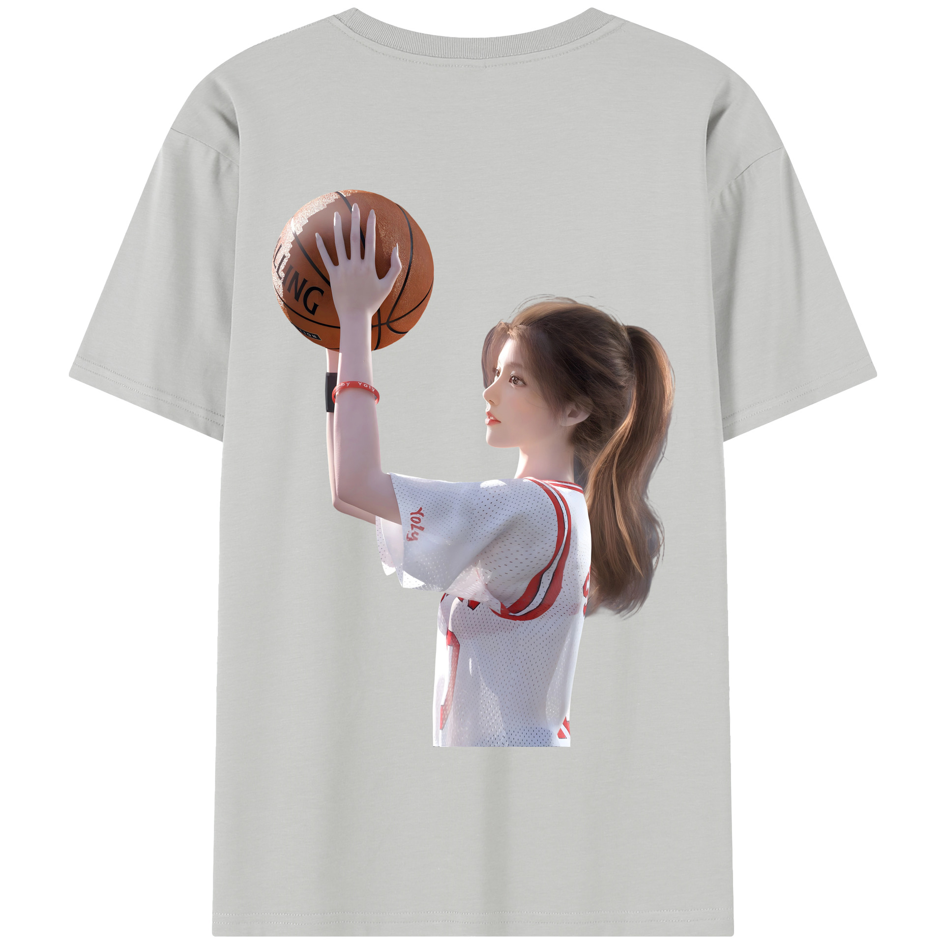 SLAM DUNK／スラムダンク 綿100％半袖Tシャツ（背面プリント）