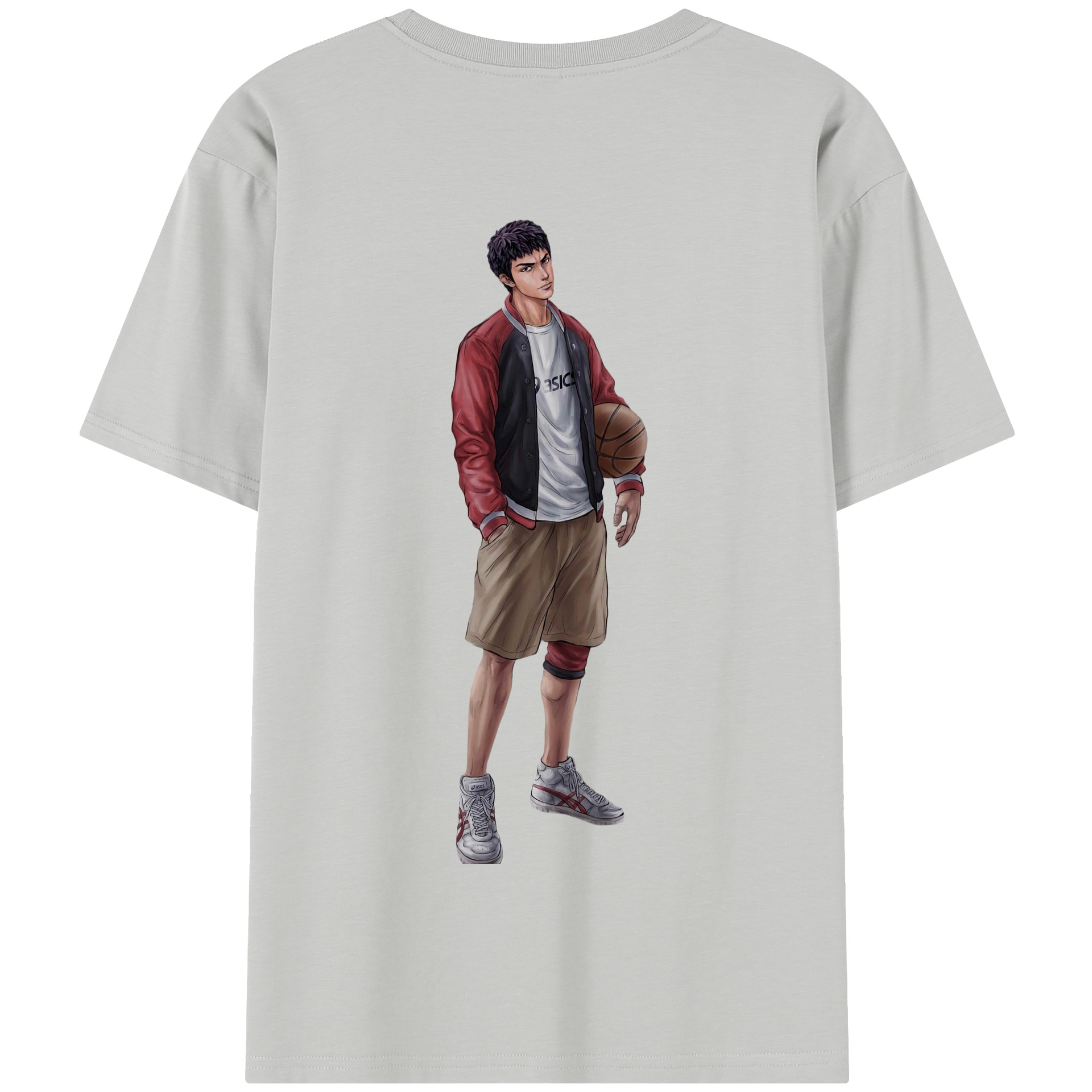 SLAM DUNK／スラムダンク 綿100％半袖Tシャツ（背面プリント）