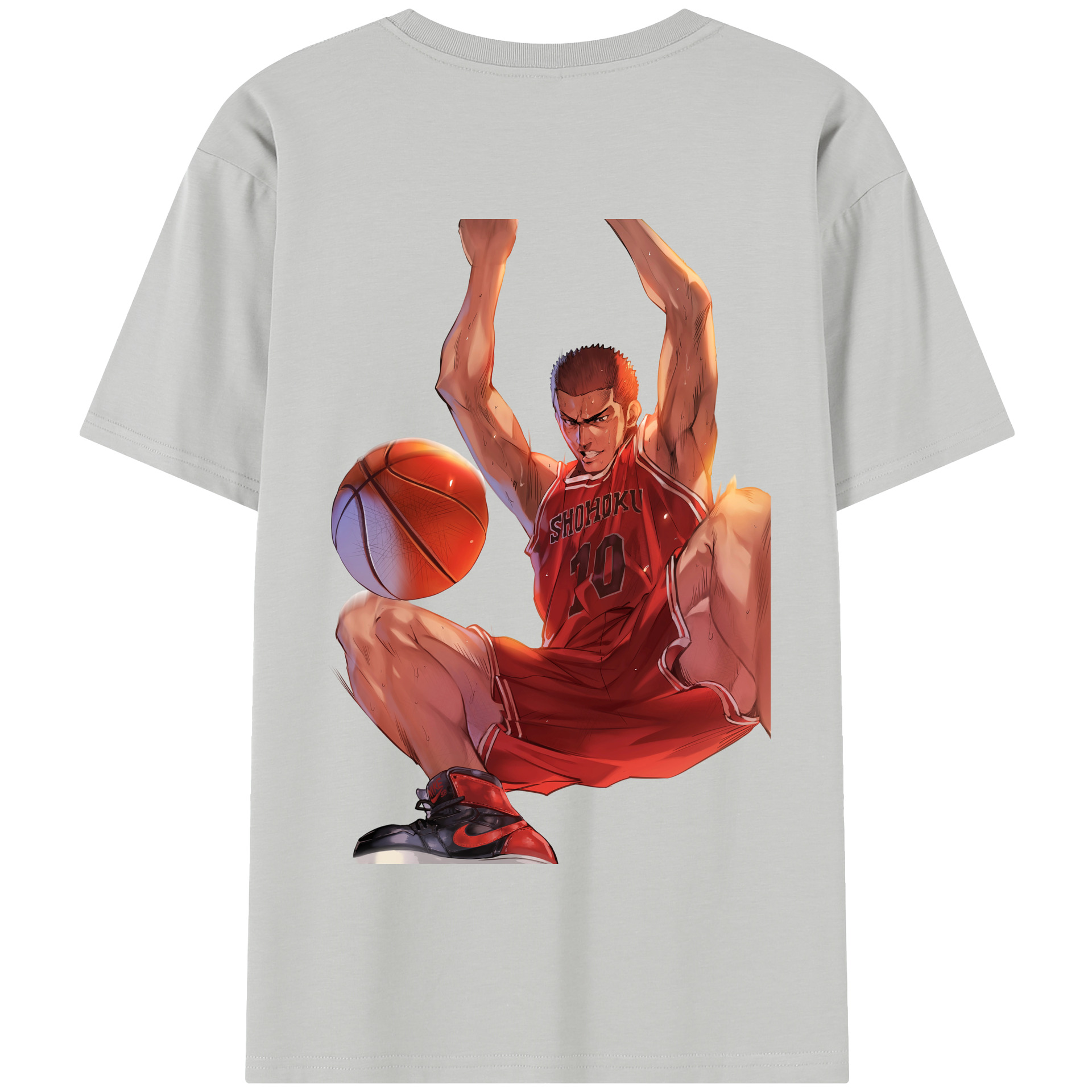 SLAM DUNK／スラムダンク 綿100％半袖Tシャツ（背面プリント）
