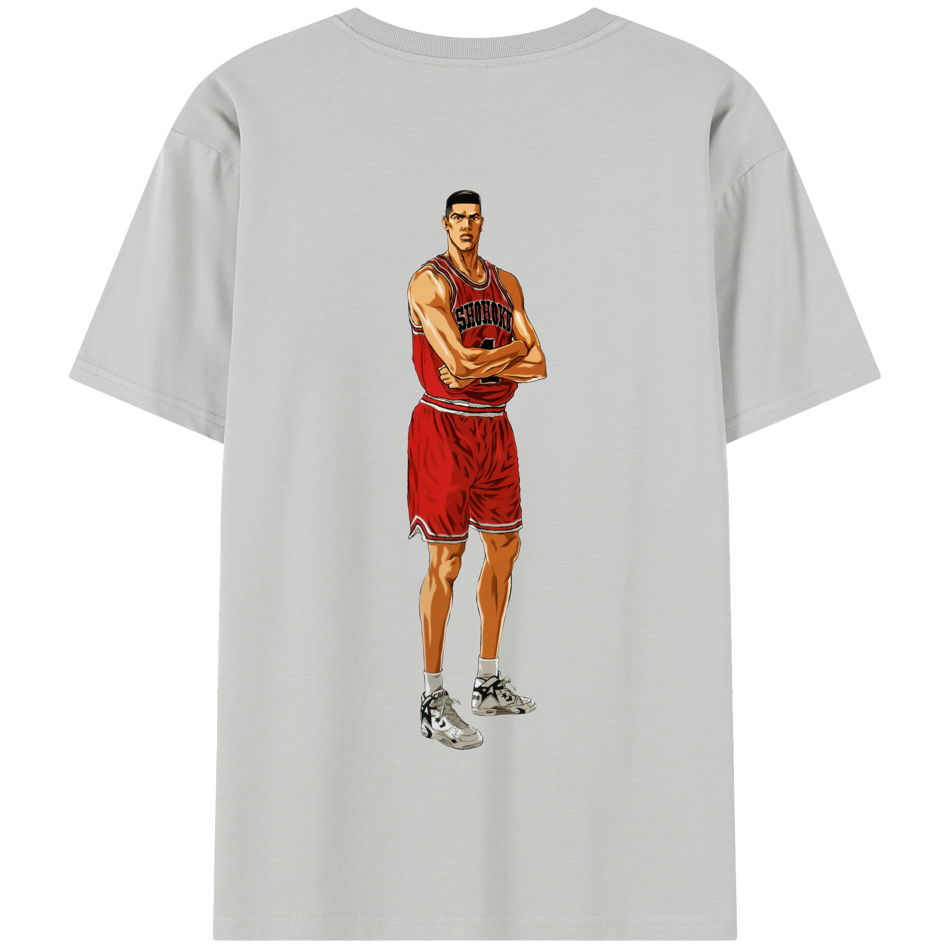 SLAM DUNK／スラムダンク 綿100％半袖Tシャツ（背面プリント）