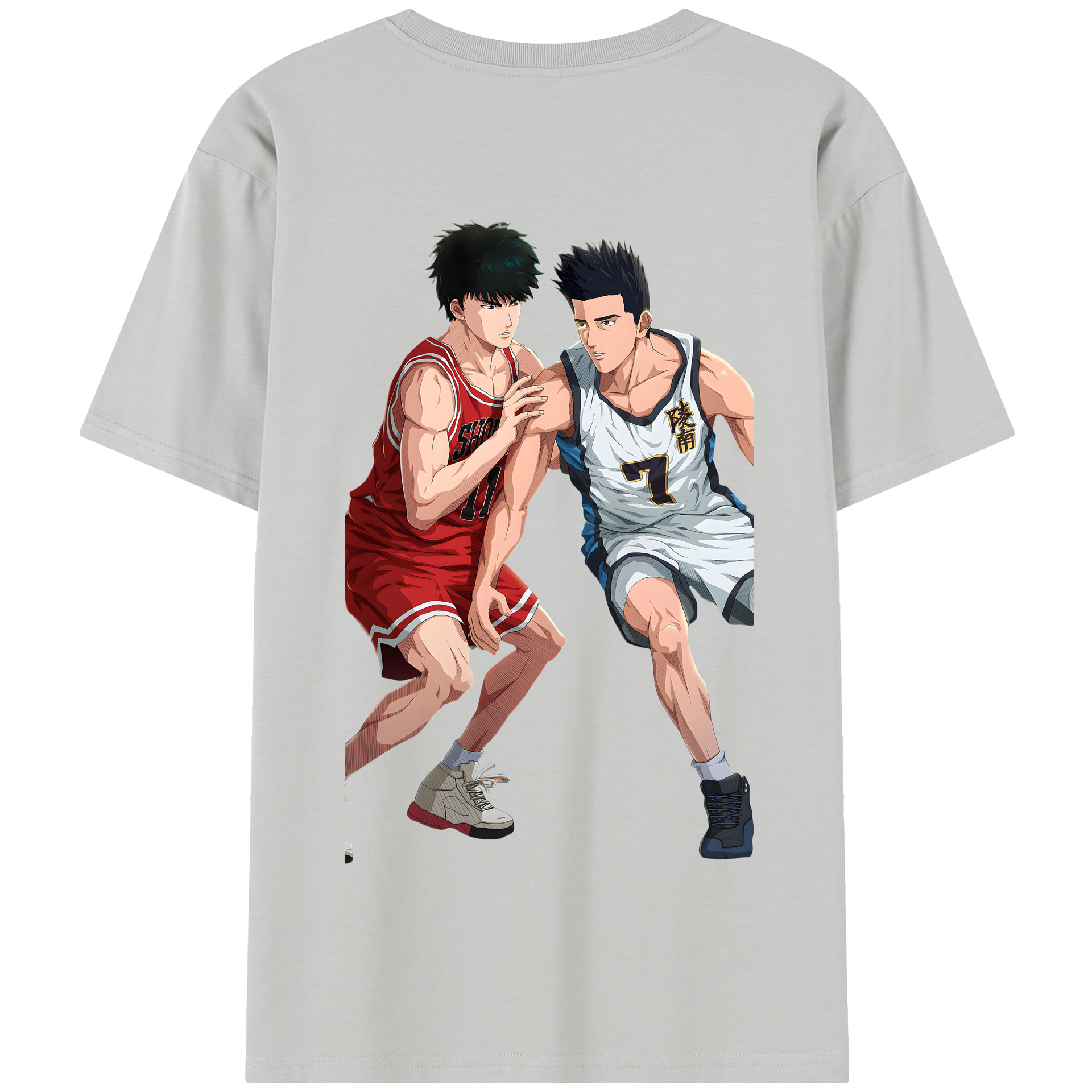 SLAM DUNK／スラムダンク 綿100％半袖Tシャツ（背面プリント）