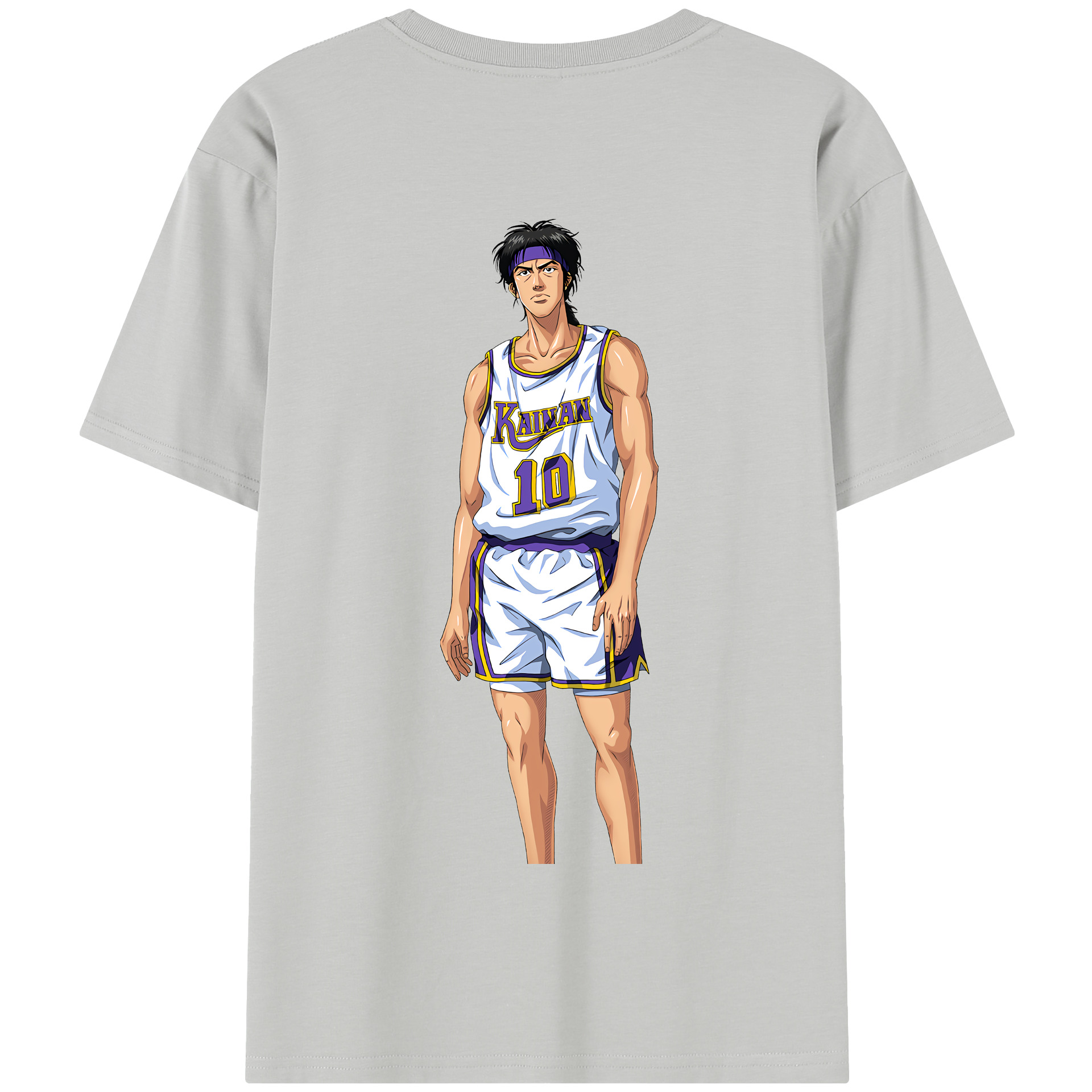 SLAM DUNK／スラムダンク 綿100％半袖Tシャツ（背面プリント）