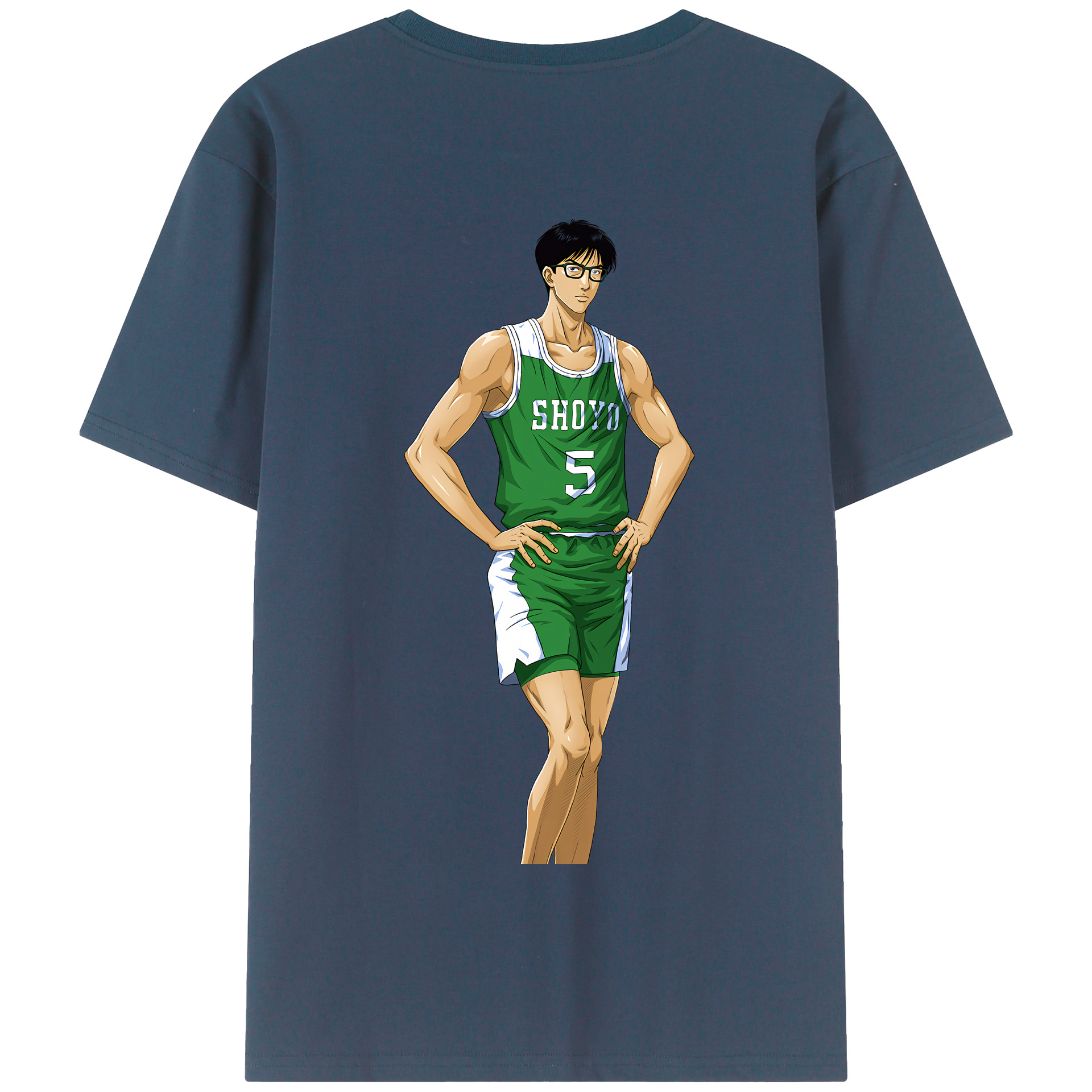 SLAM DUNK／スラムダンク 綿100％半袖Tシャツ（背面プリント）