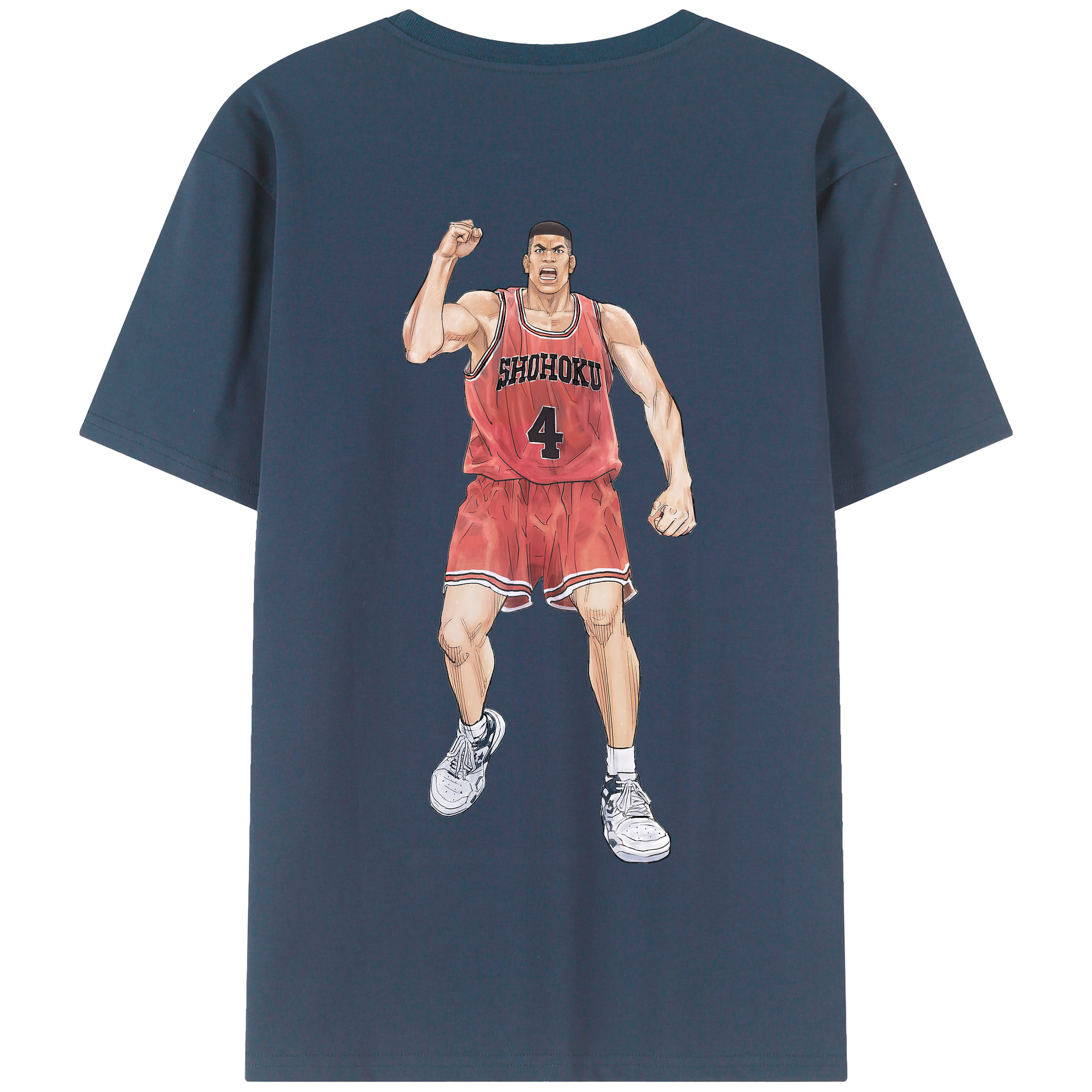 （画像用） SLAM DUNK／スラムダンク 綿100％半袖Tシャツ（背面プリント）