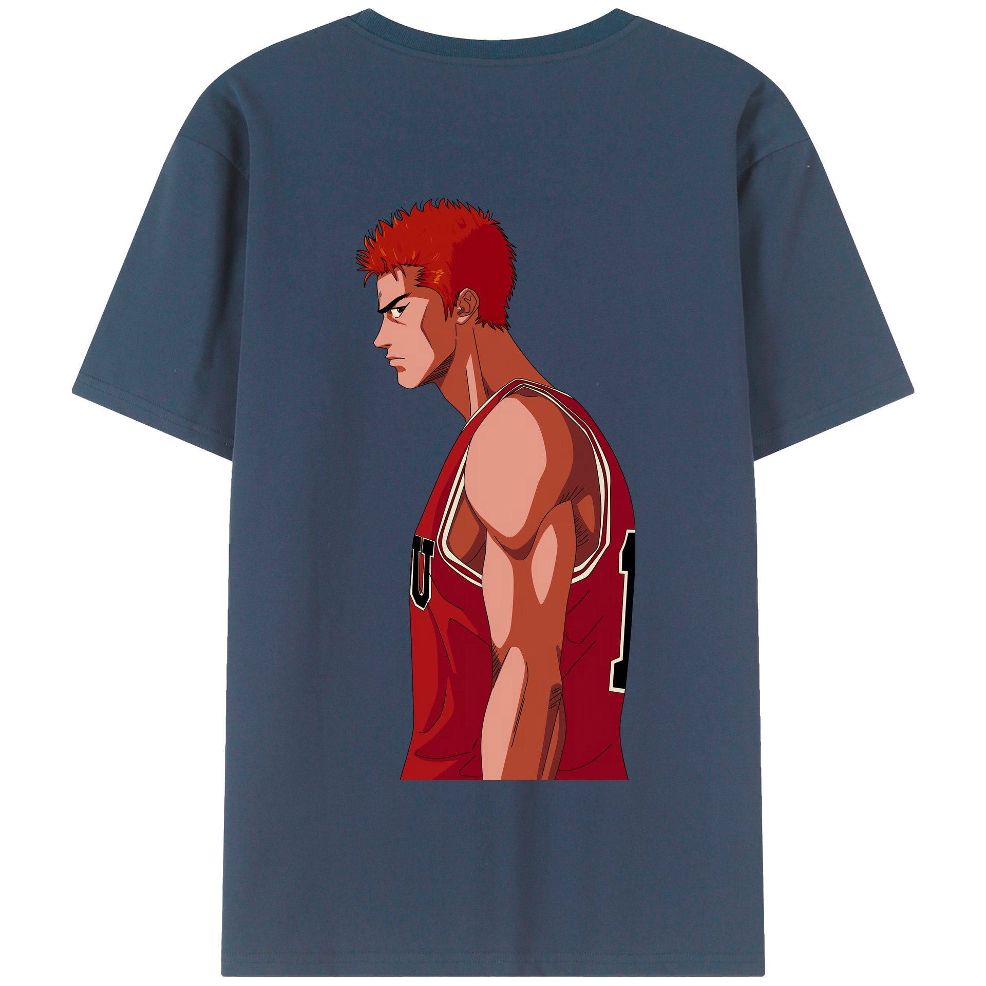 SLAM DUNK／スラムダンク 綿100％半袖Tシャツ（背面プリント）