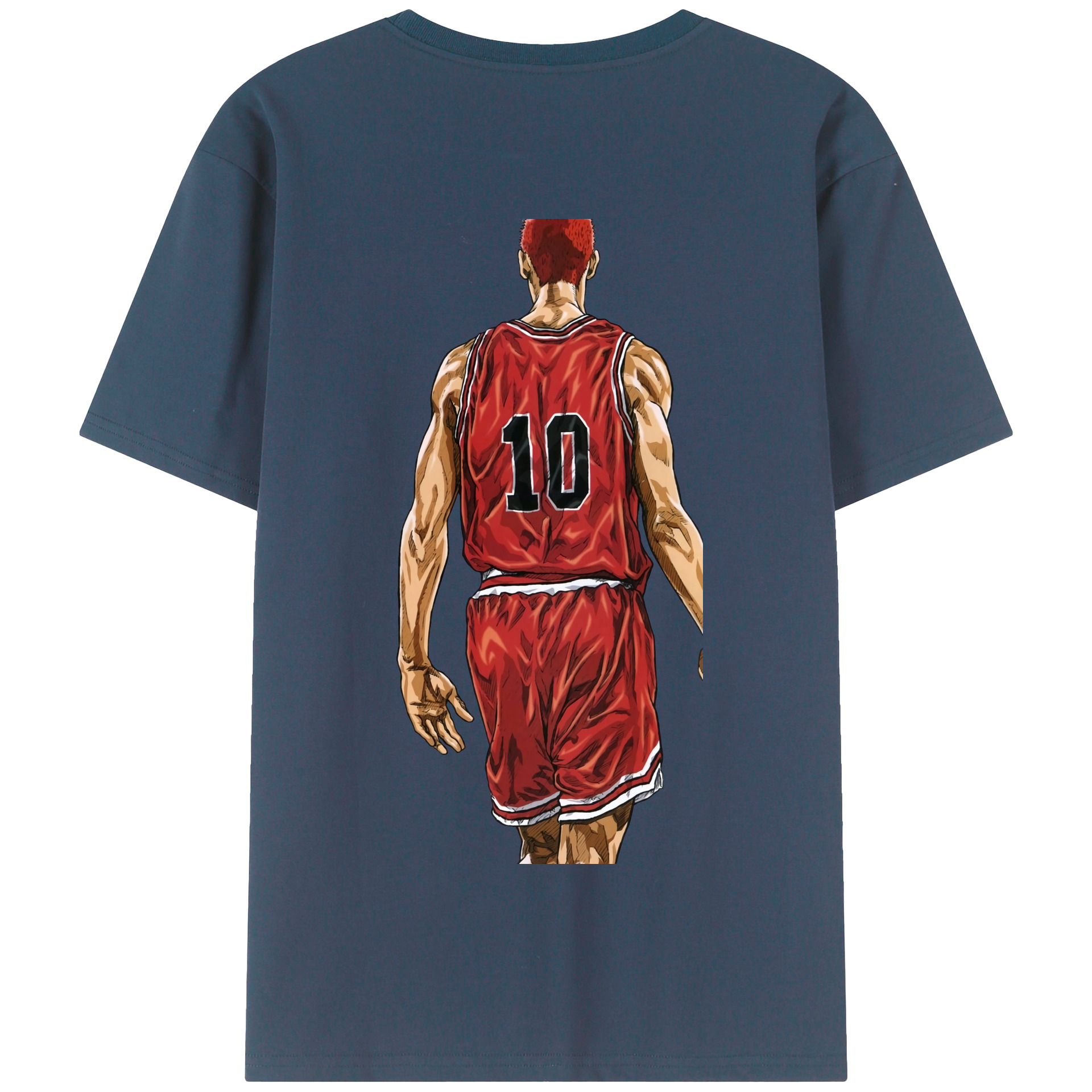 SLAM DUNK／スラムダンク 綿100％半袖Tシャツ（背面プリント）