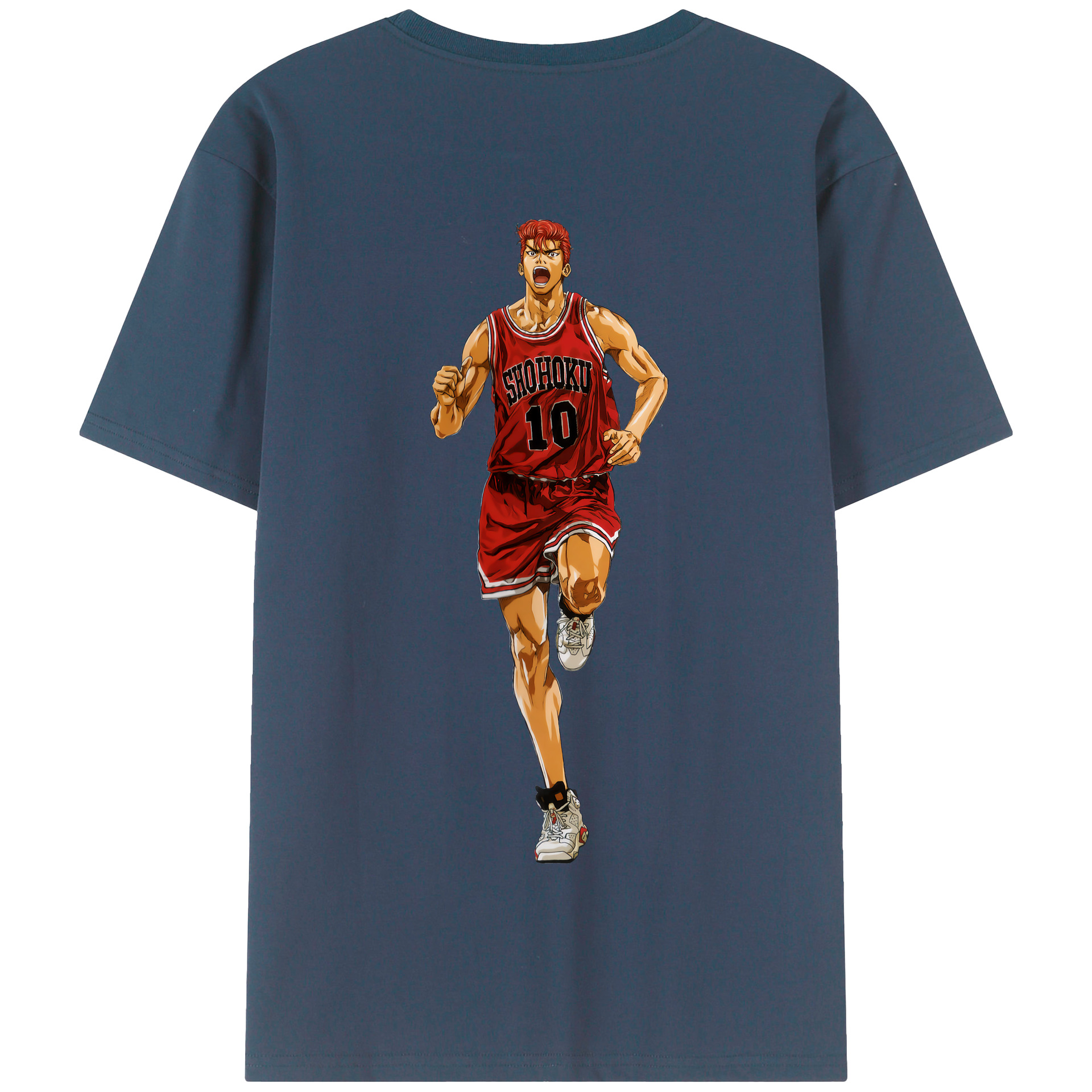 SLAM DUNK／スラムダンク 綿100％半袖Tシャツ（背面プリント）