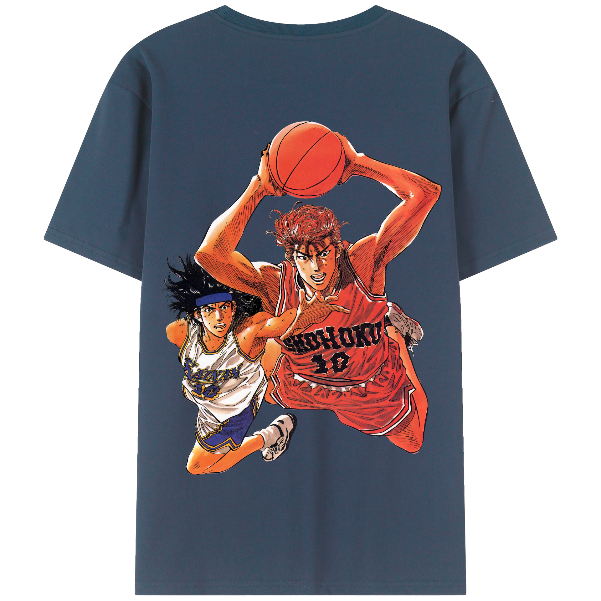 （画像用） SLAM DUNK／スラムダンク 綿100％半袖Tシャツ（背面プリント）