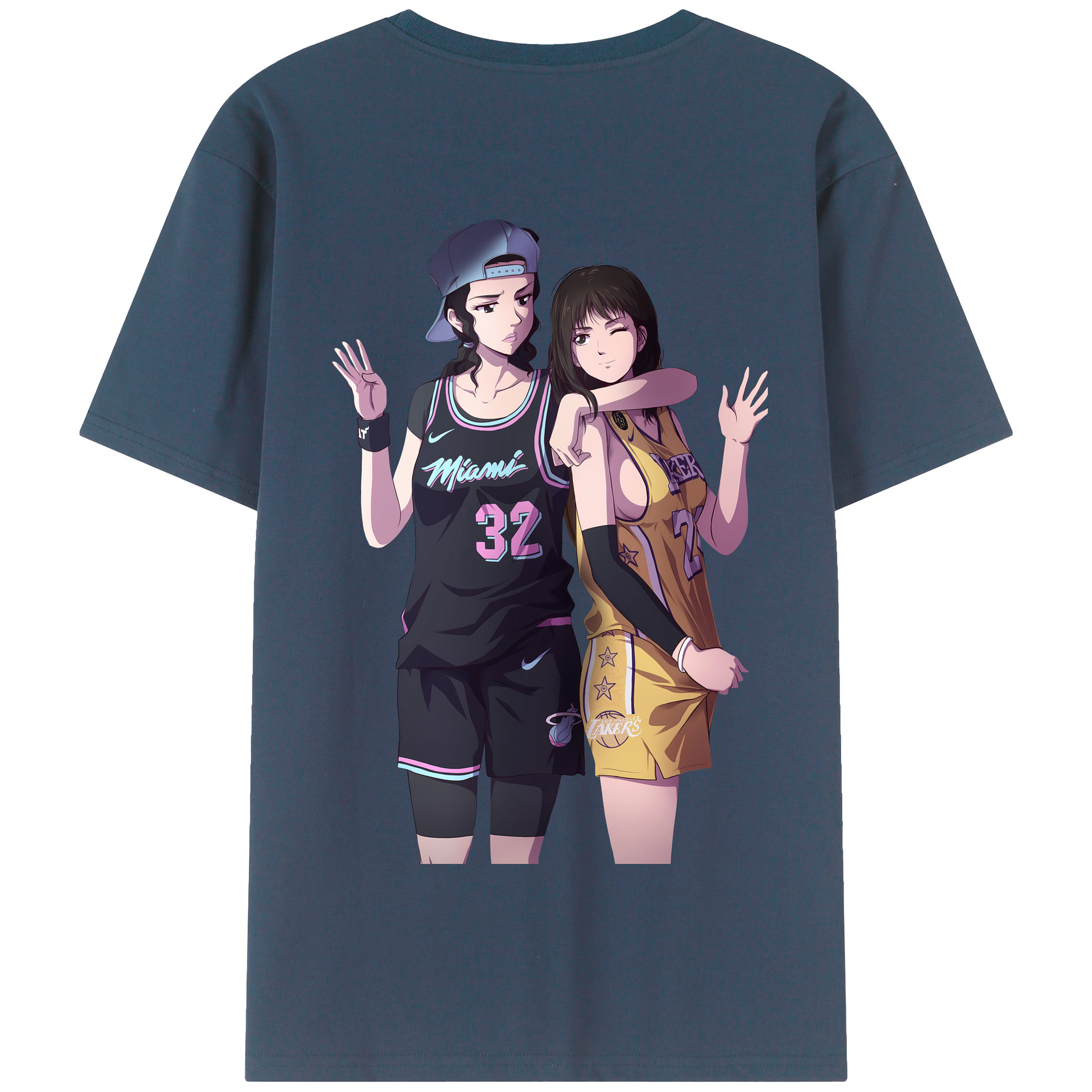 （画像用） SLAM DUNK／スラムダンク 綿100％半袖Tシャツ（背面プリント）