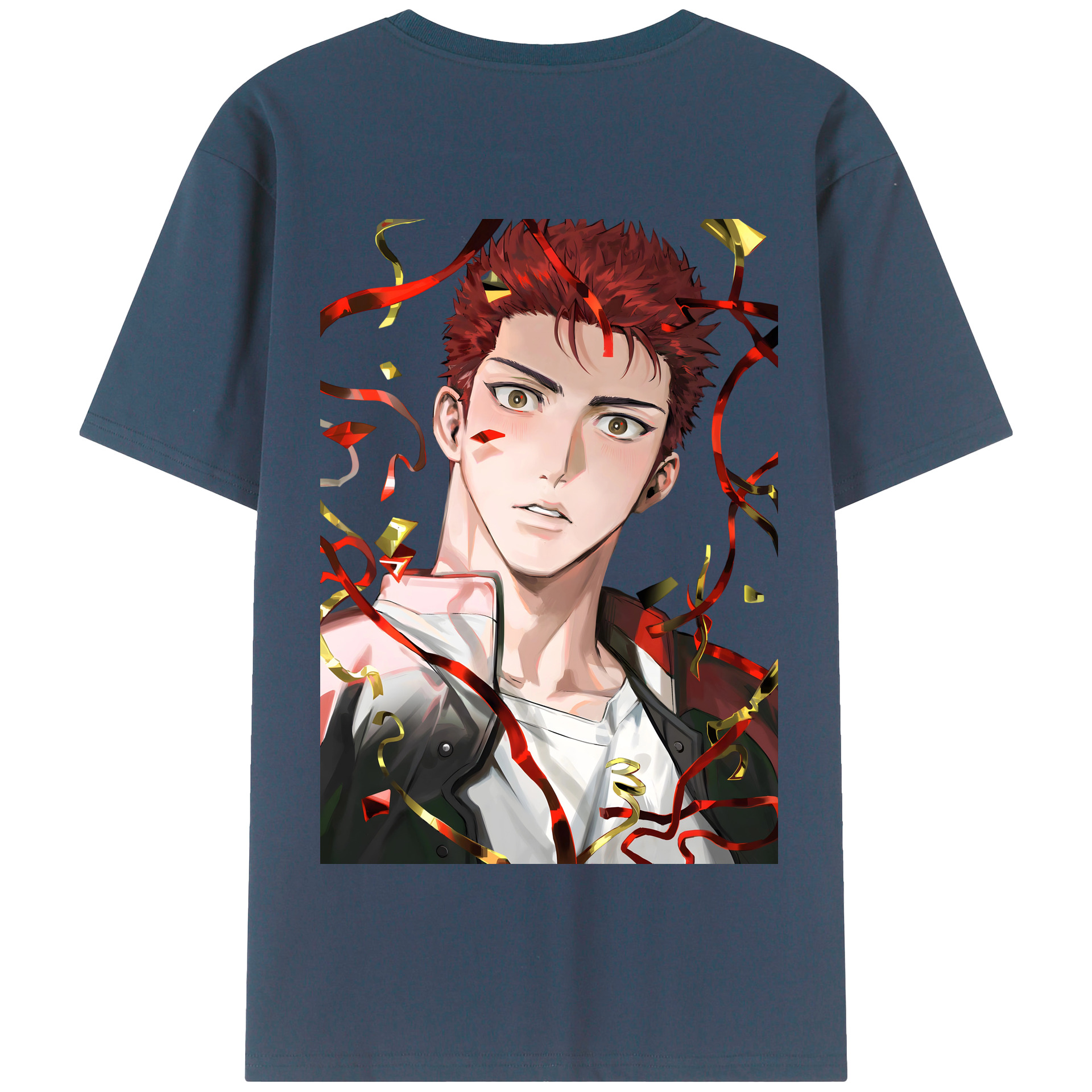 SLAM DUNK／スラムダンク 綿100％半袖Tシャツ（背面プリント）