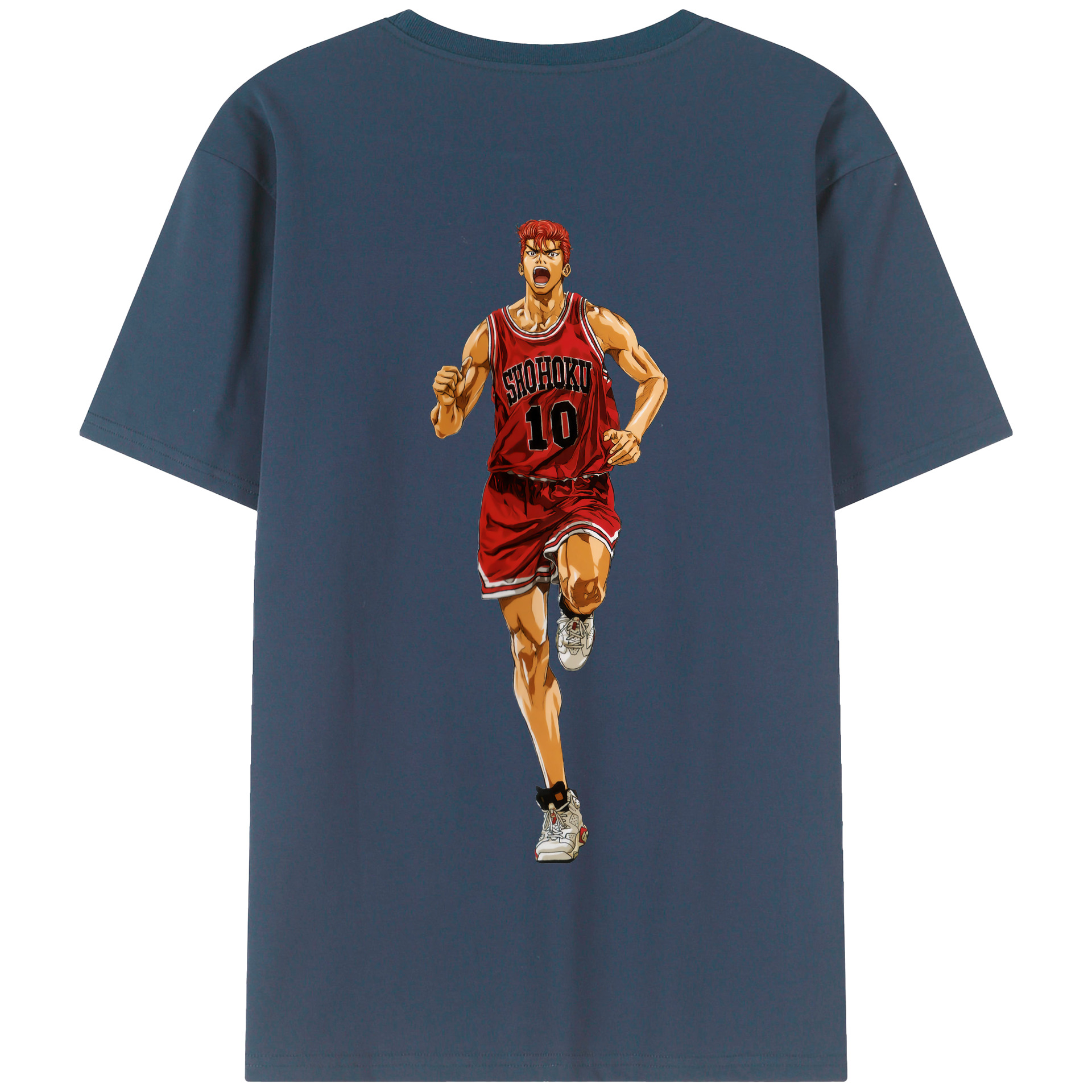 SLAM DUNK／スラムダンク 綿100％半袖Tシャツ（背面プリント）