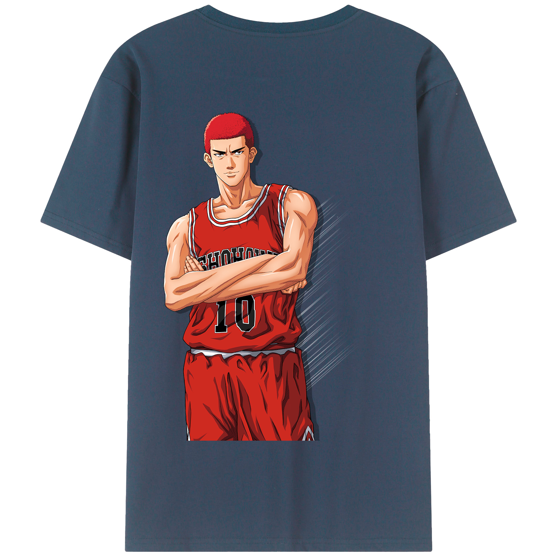 SLAM DUNK／スラムダンク 綿100％半袖Tシャツ（背面プリント）