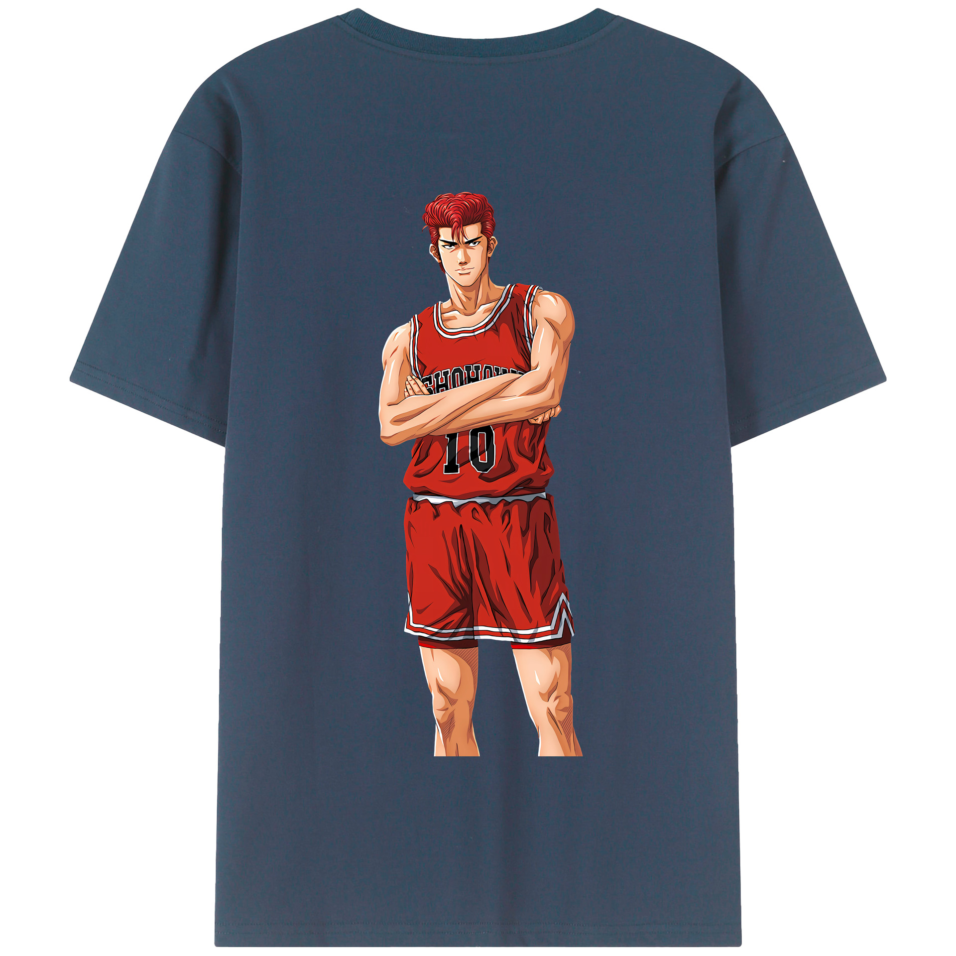 SLAM DUNK／スラムダンク 綿100％半袖Tシャツ（背面プリント）