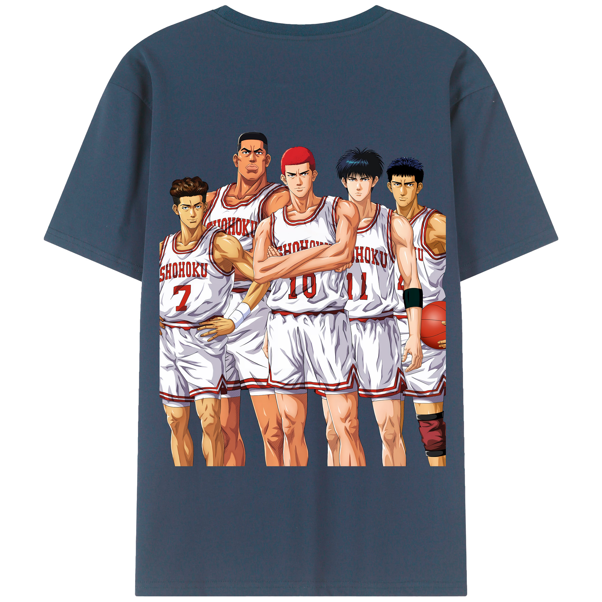 （画像用） SLAM DUNK／スラムダンク 綿100％半袖Tシャツ（背面プリント）