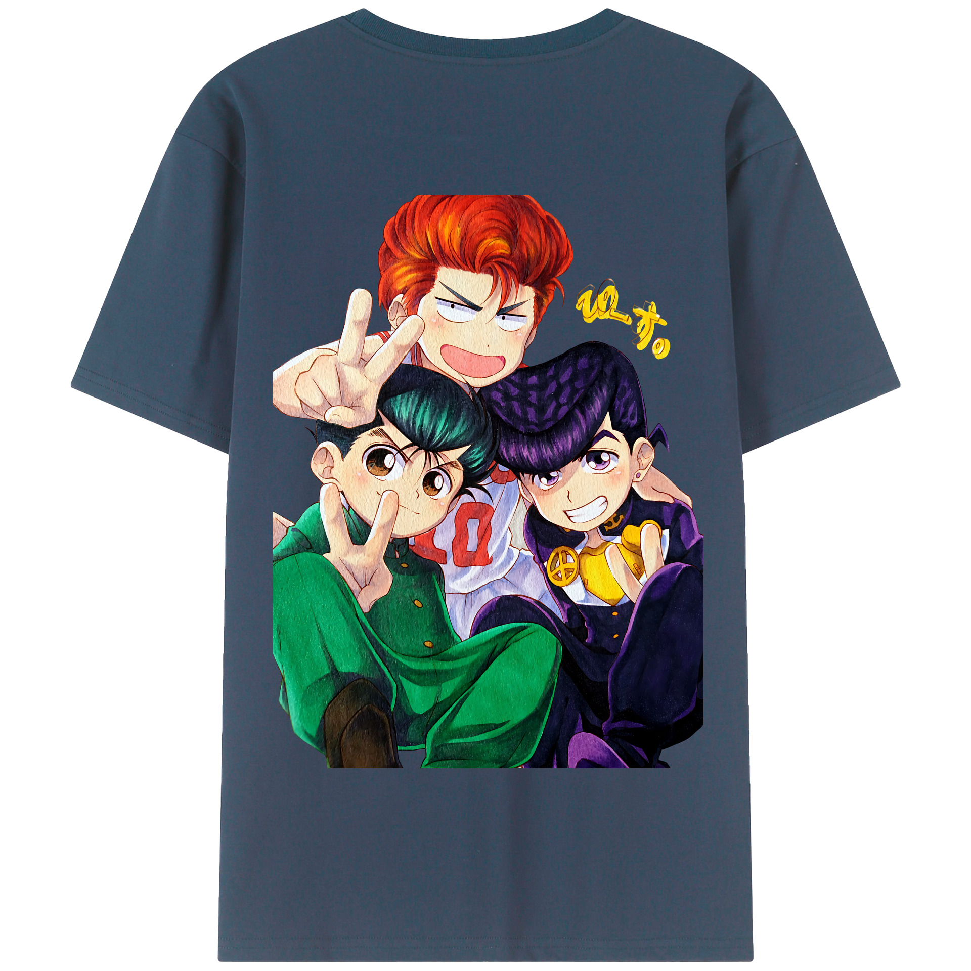 SLAM DUNK／スラムダンク 綿100％半袖Tシャツ（背面プリント）