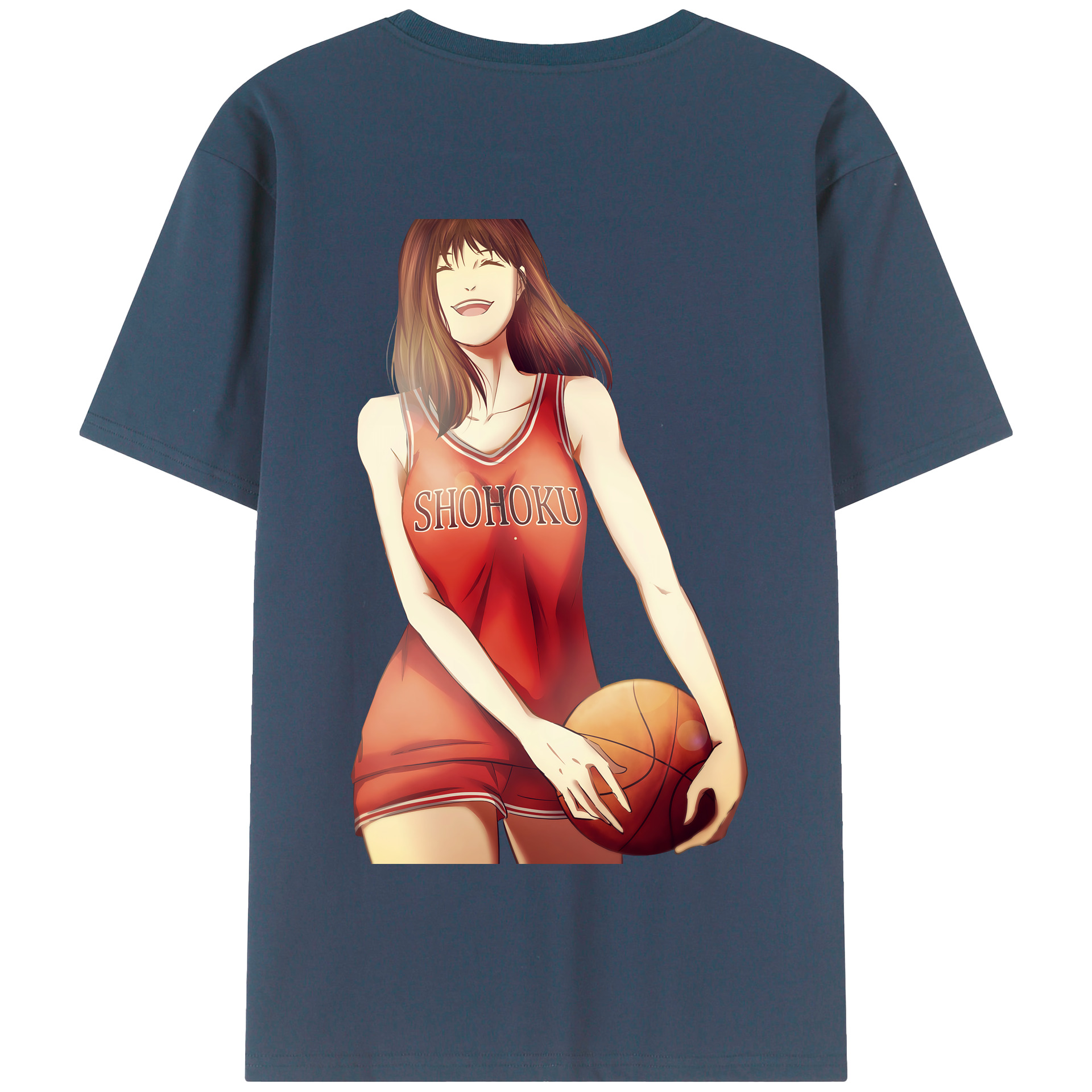SLAM DUNK／スラムダンク 綿100％半袖Tシャツ（背面プリント）