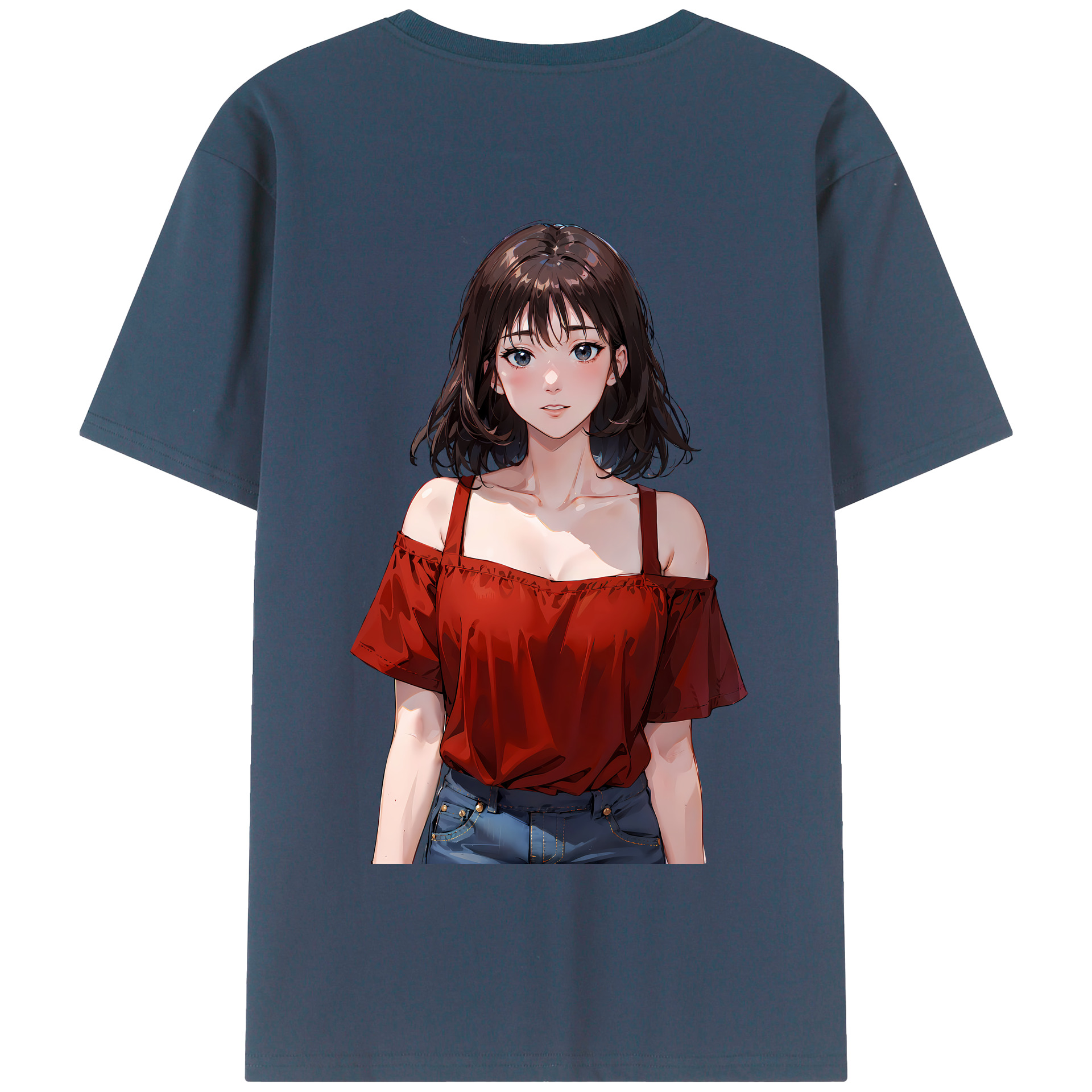 SLAM DUNK／スラムダンク 綿100％半袖Tシャツ（背面プリント）