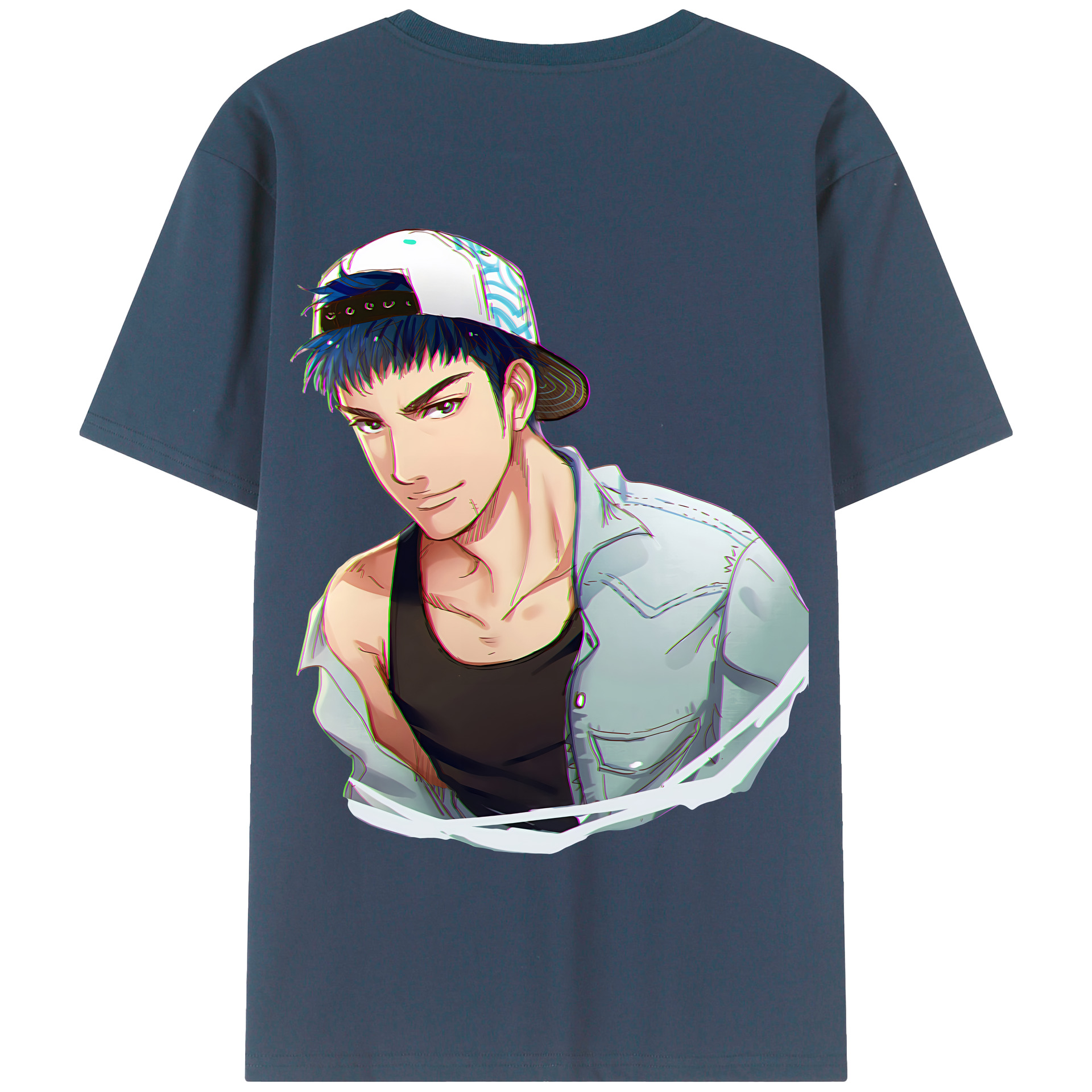SLAM DUNK／スラムダンク 綿100％半袖Tシャツ（背面プリント）