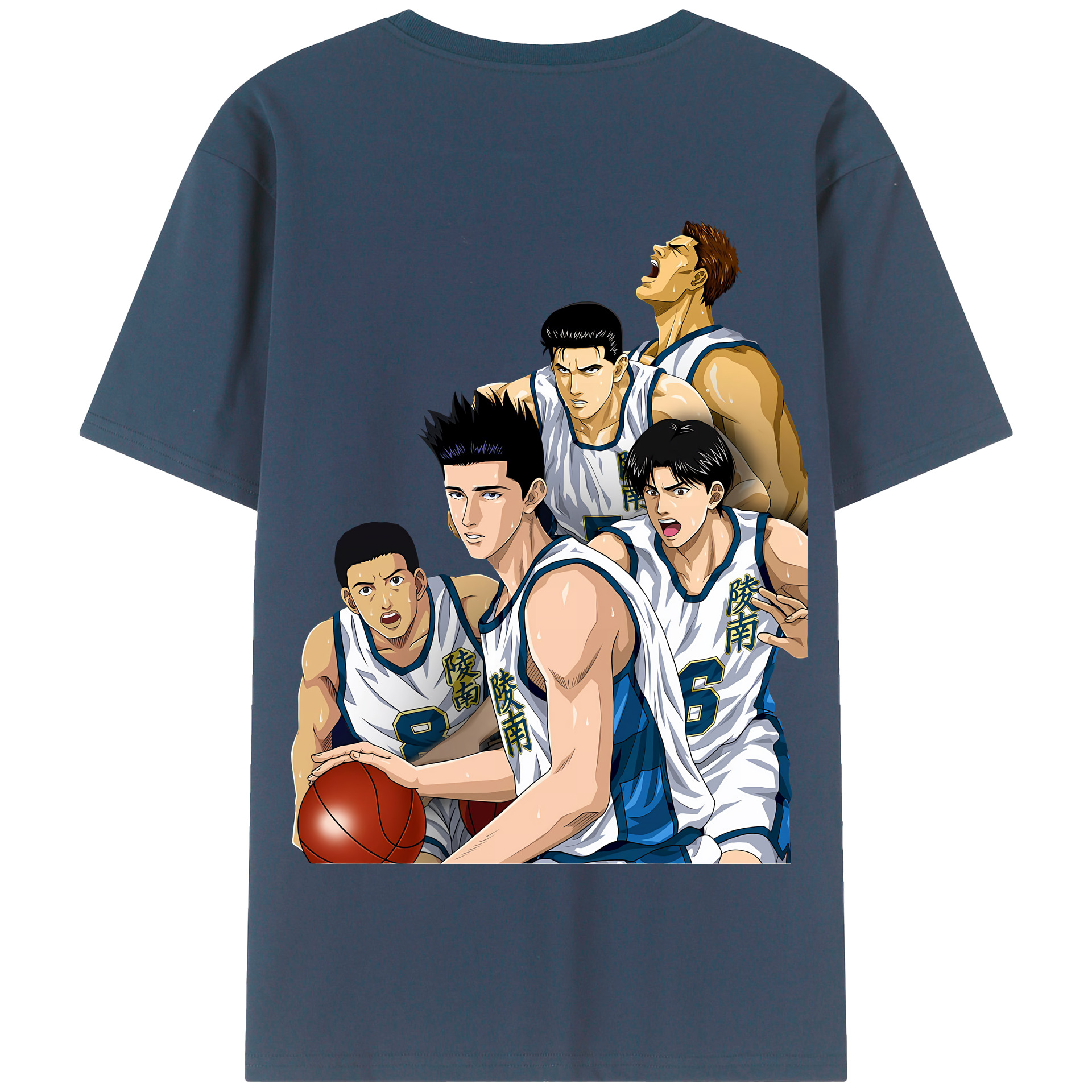 （画像用） SLAM DUNK／スラムダンク 綿100％半袖Tシャツ（背面プリント）