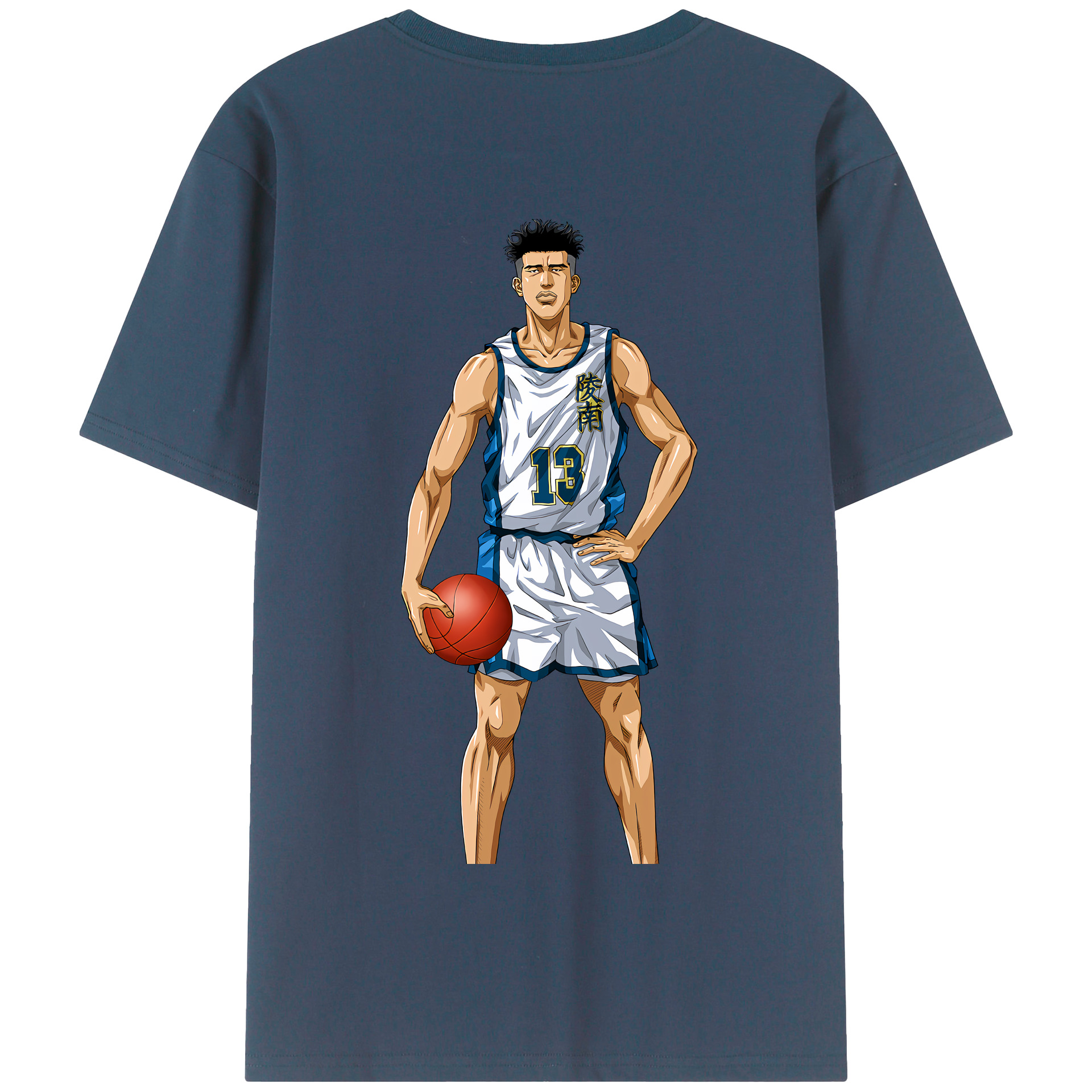 SLAM DUNK／スラムダンク 綿100％半袖Tシャツ（背面プリント）