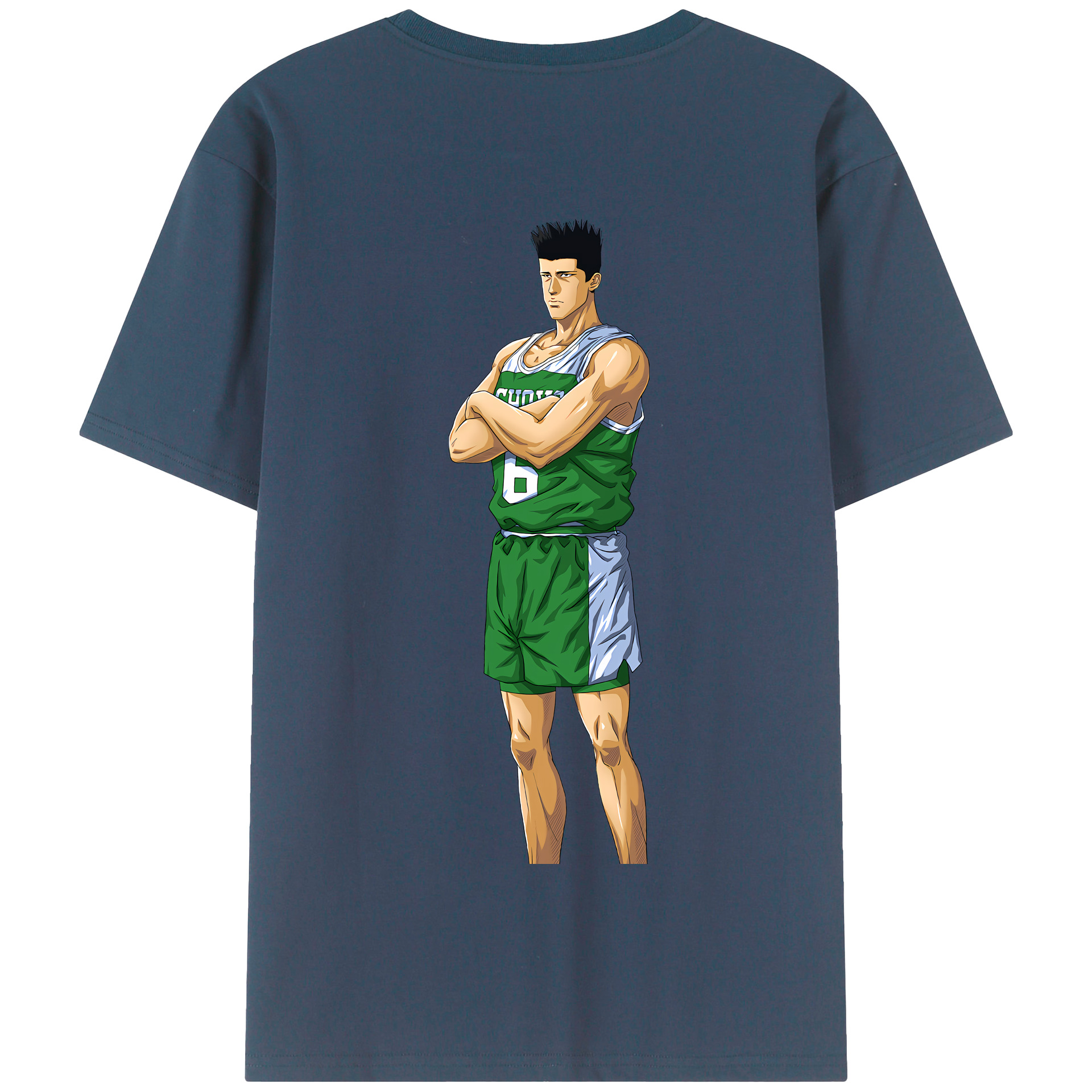 SLAM DUNK／スラムダンク 綿100％半袖Tシャツ（背面プリント）