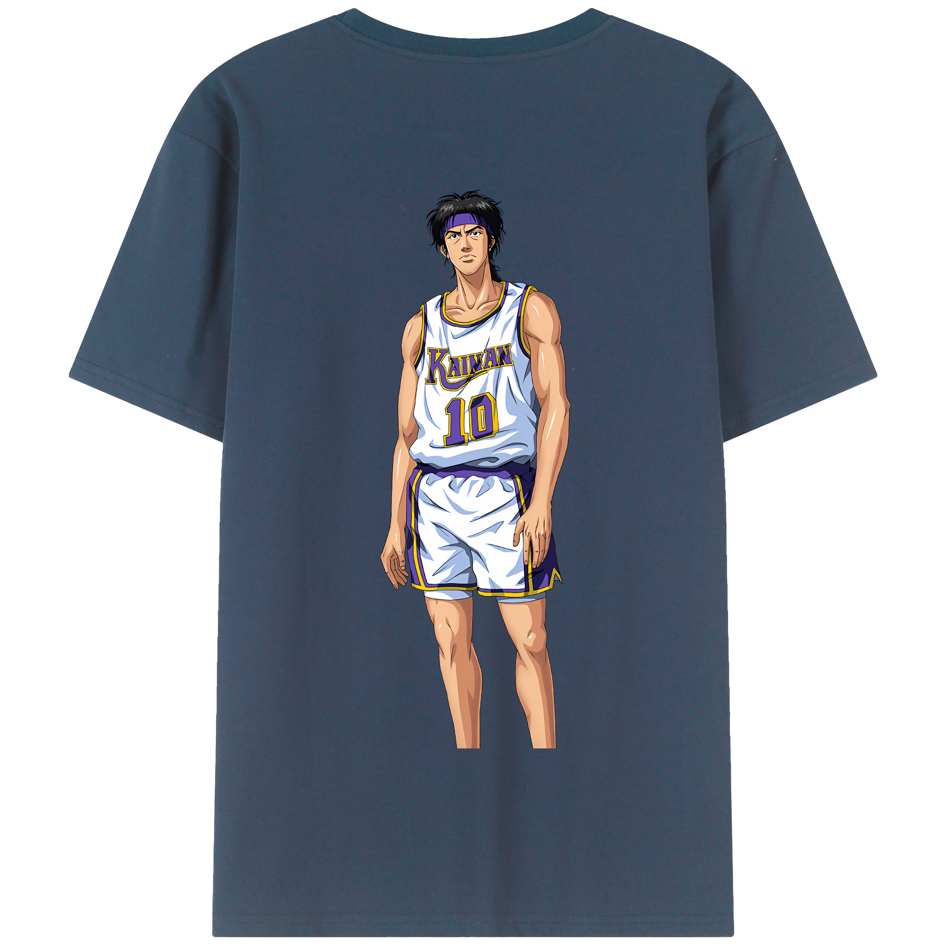 SLAM DUNK／スラムダンク 綿100％半袖Tシャツ（背面プリント）