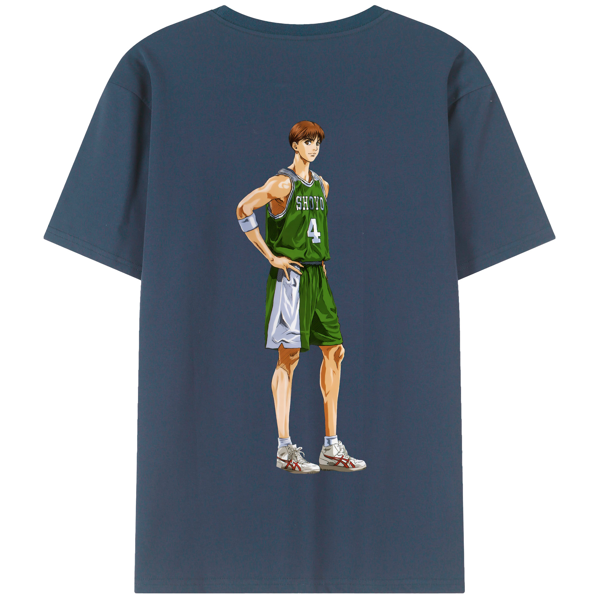 SLAM DUNK／スラムダンク 綿100％半袖Tシャツ（背面プリント）