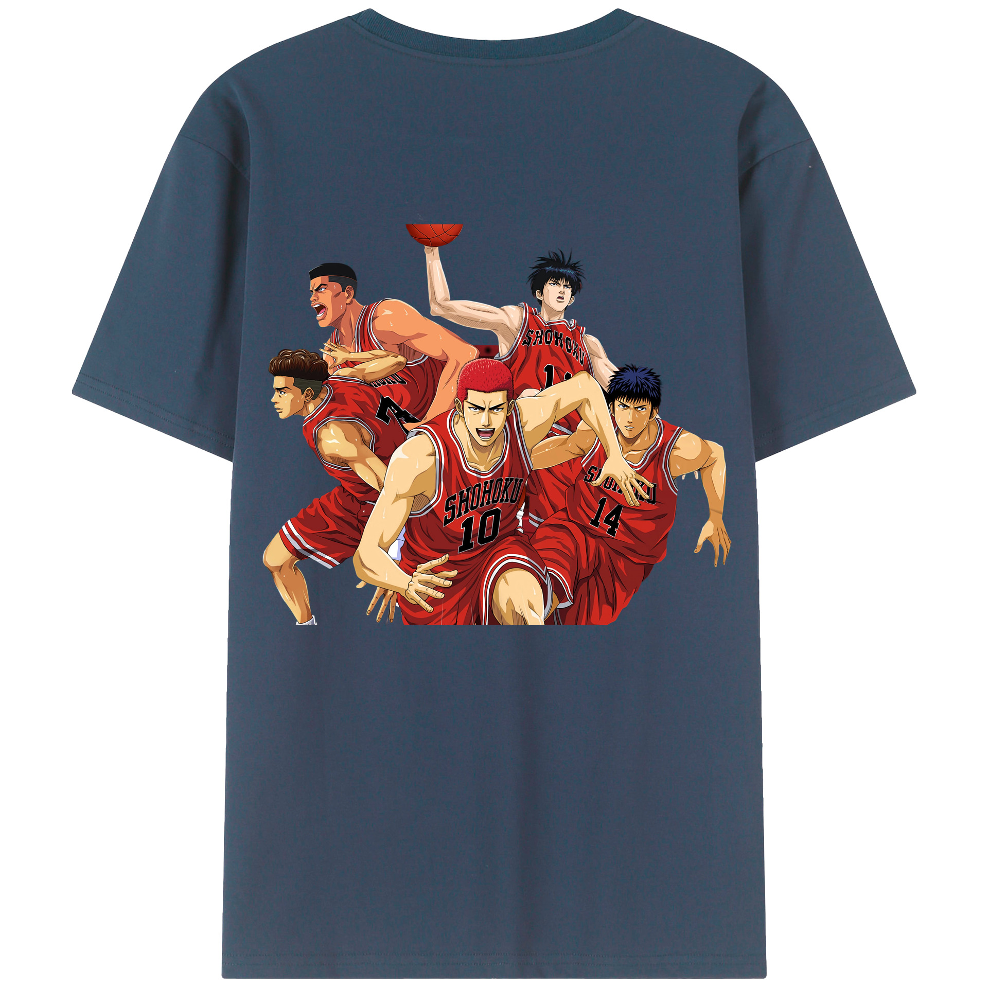 （画像用） SLAM DUNK／スラムダンク 綿100％半袖Tシャツ（背面プリント）