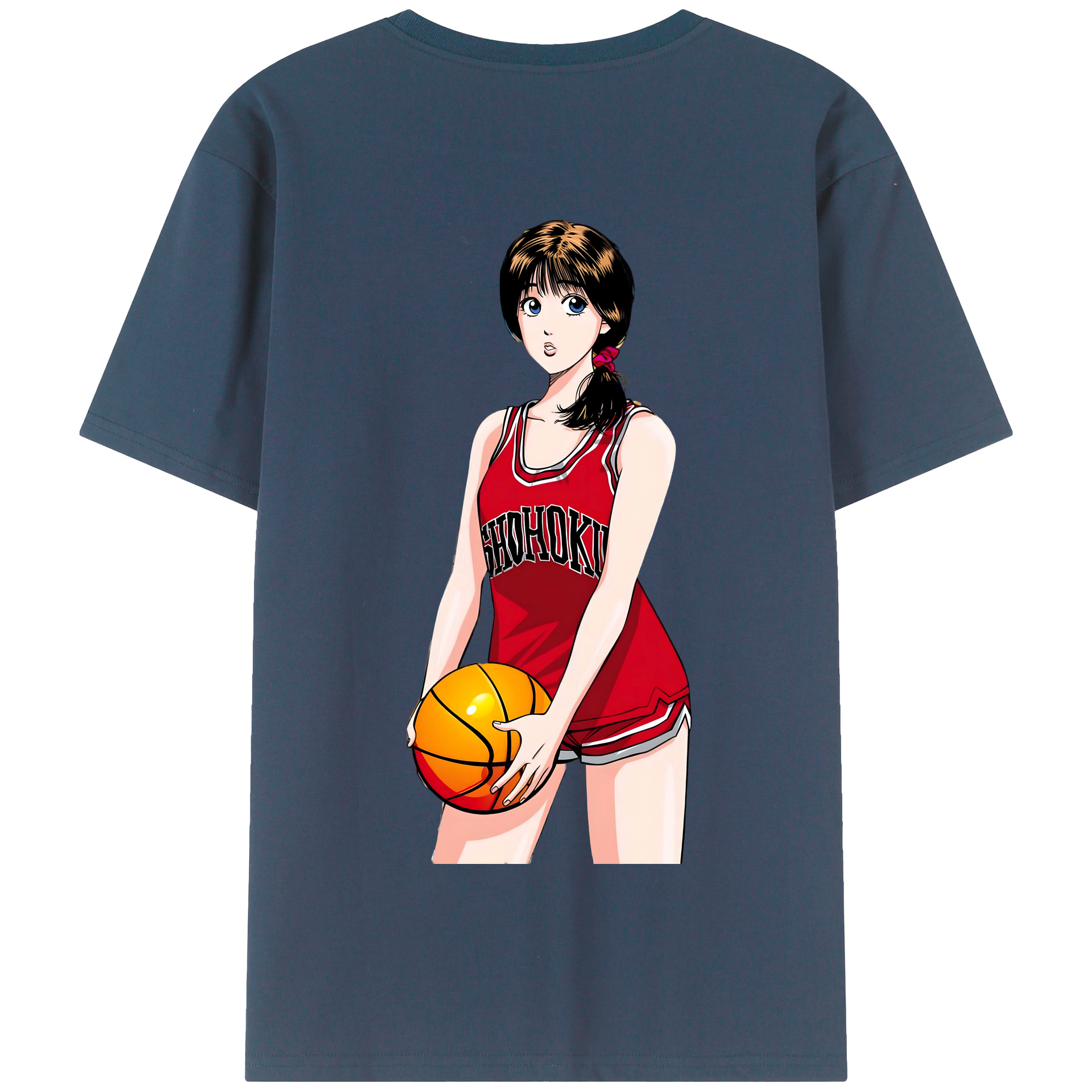 SLAM DUNK／スラムダンク 綿100％半袖Tシャツ（背面プリント）