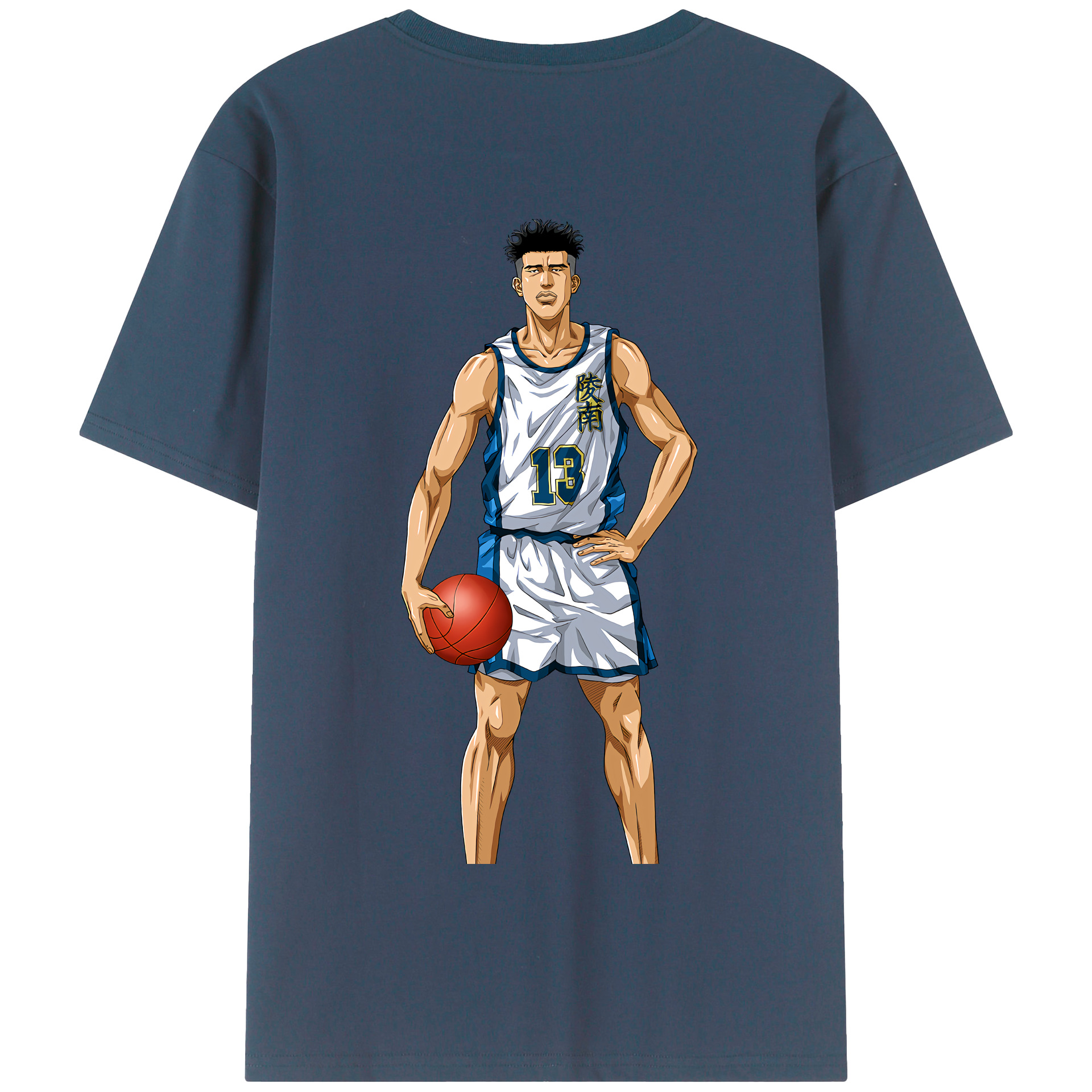 SLAM DUNK／スラムダンク 綿100％半袖Tシャツ（背面プリント）