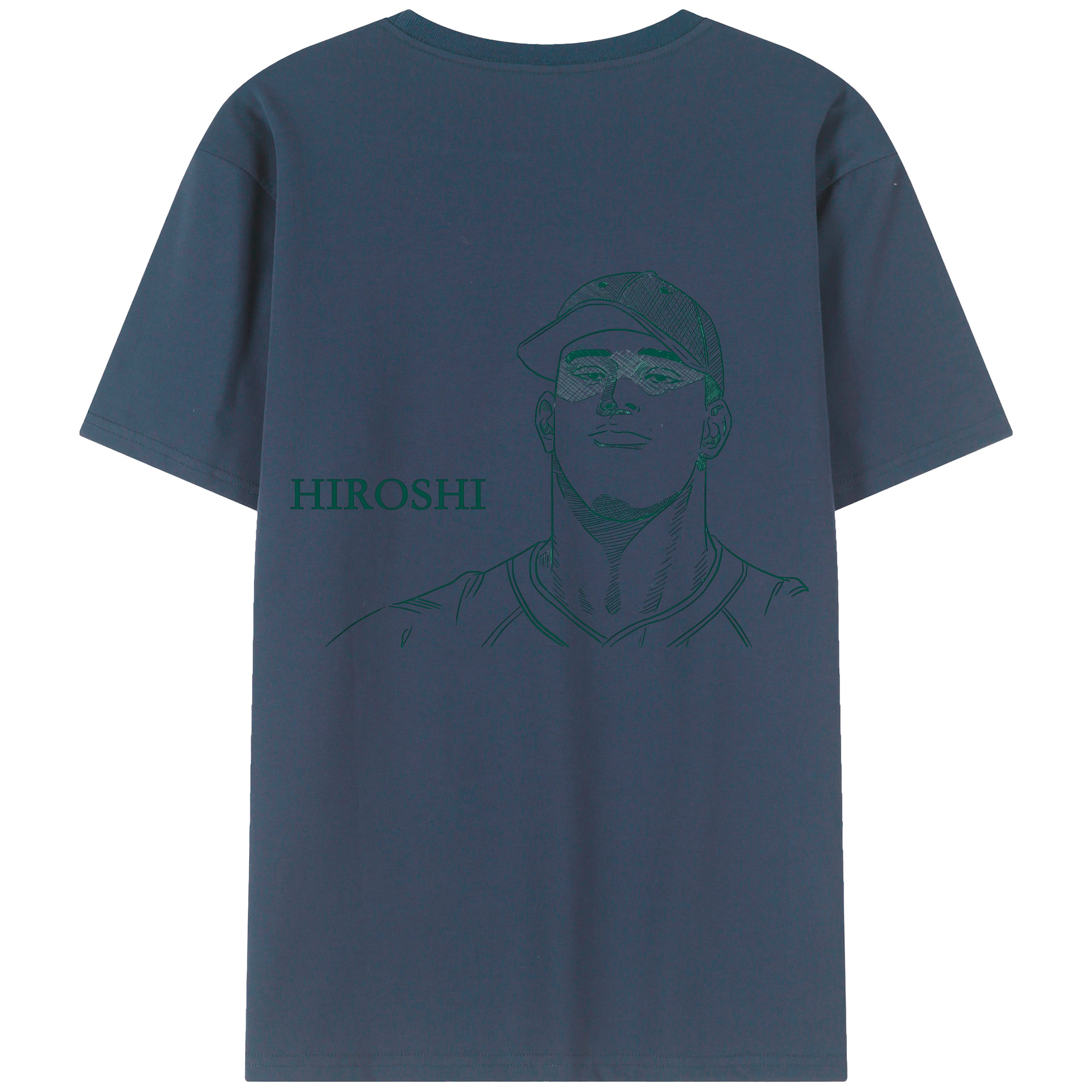 SLAM DUNK／スラムダンク 綿100％半袖Tシャツ（背面プリント）