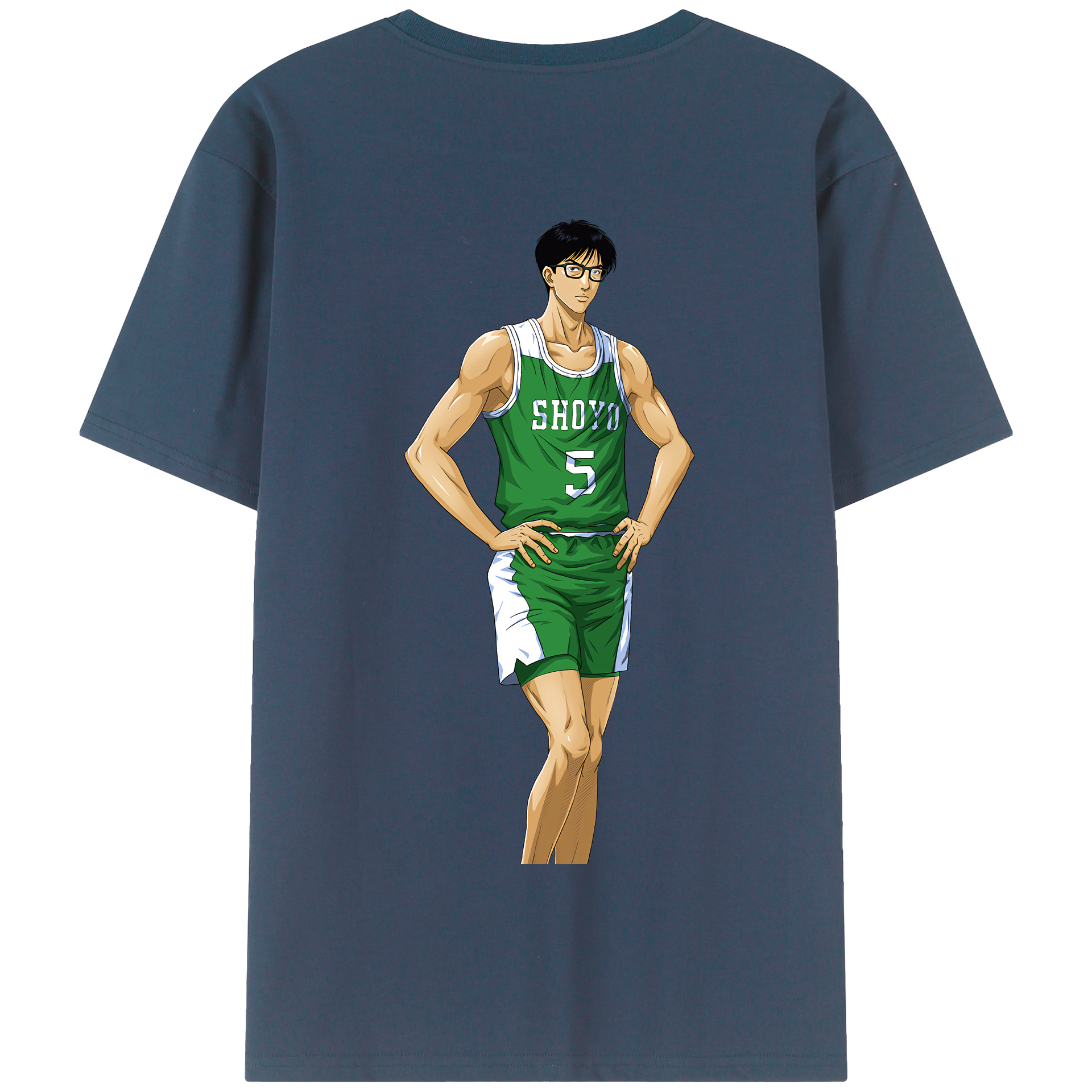 SLAM DUNK／スラムダンク 綿100％半袖Tシャツ（背面プリント）
