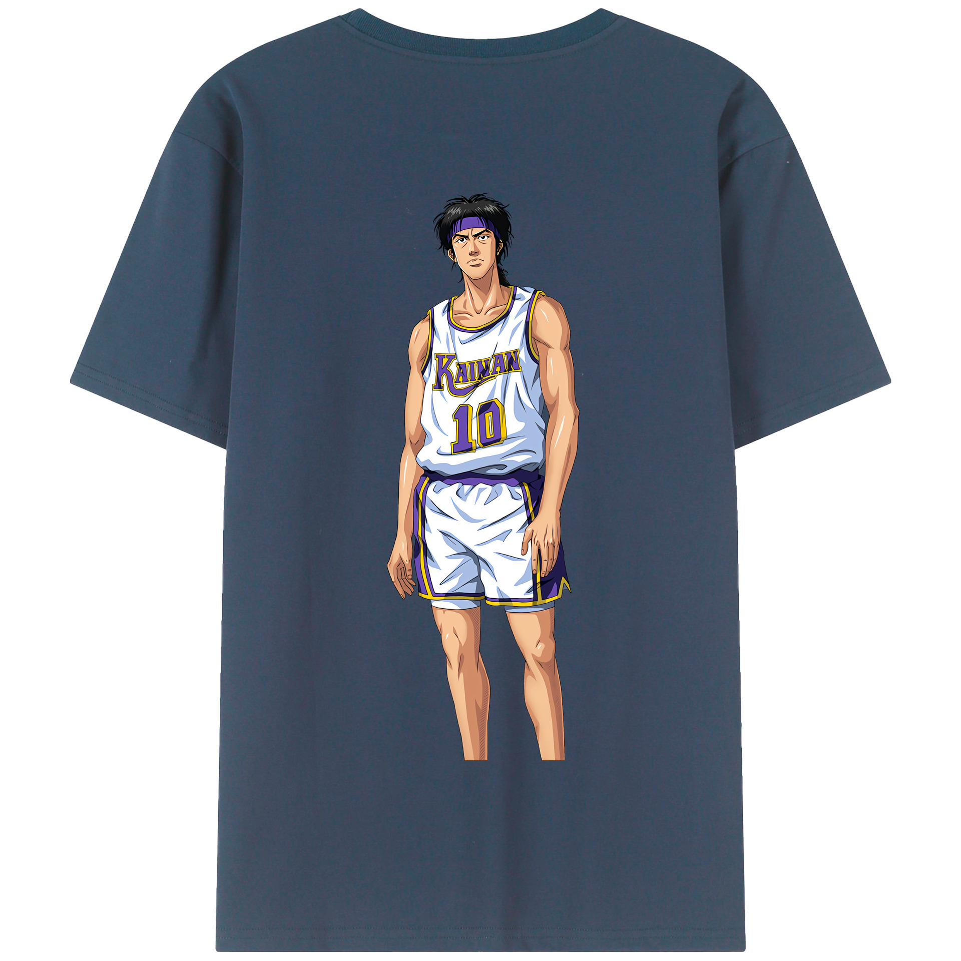 SLAM DUNK／スラムダンク 綿100％半袖Tシャツ（背面プリント）