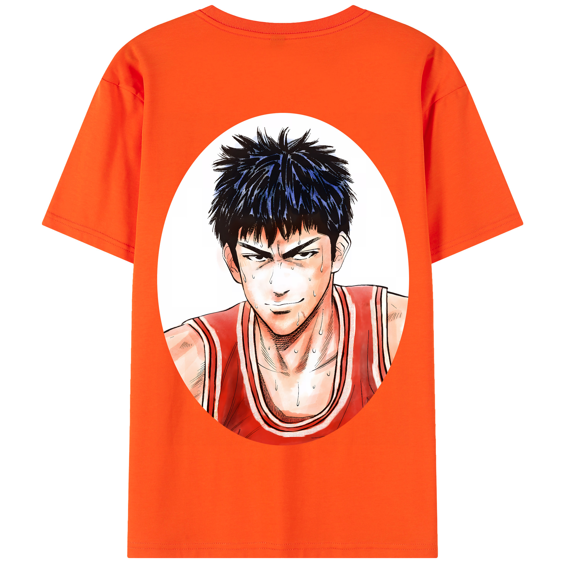 SLAM DUNK／スラムダンク 綿100％半袖Tシャツ（背面プリント）