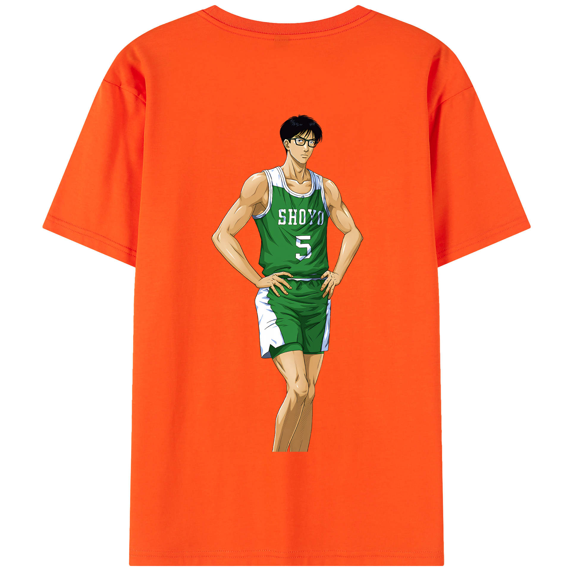 SLAM DUNK／スラムダンク 綿100％半袖Tシャツ（背面プリント）