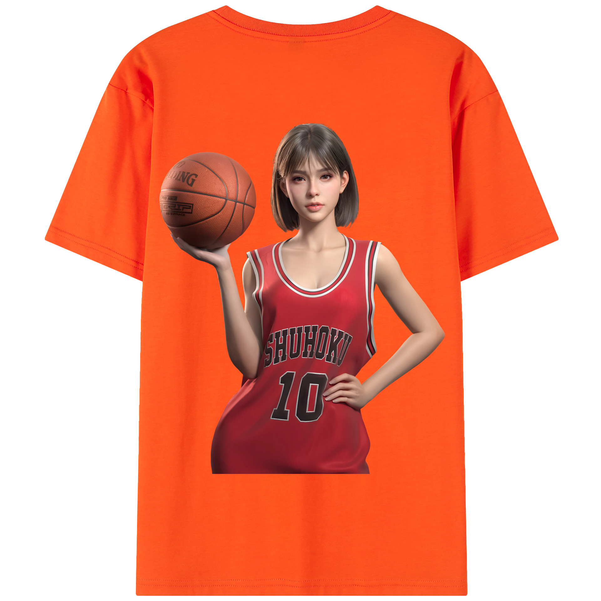 SLAM DUNK／スラムダンク 綿100％半袖Tシャツ（背面プリント）