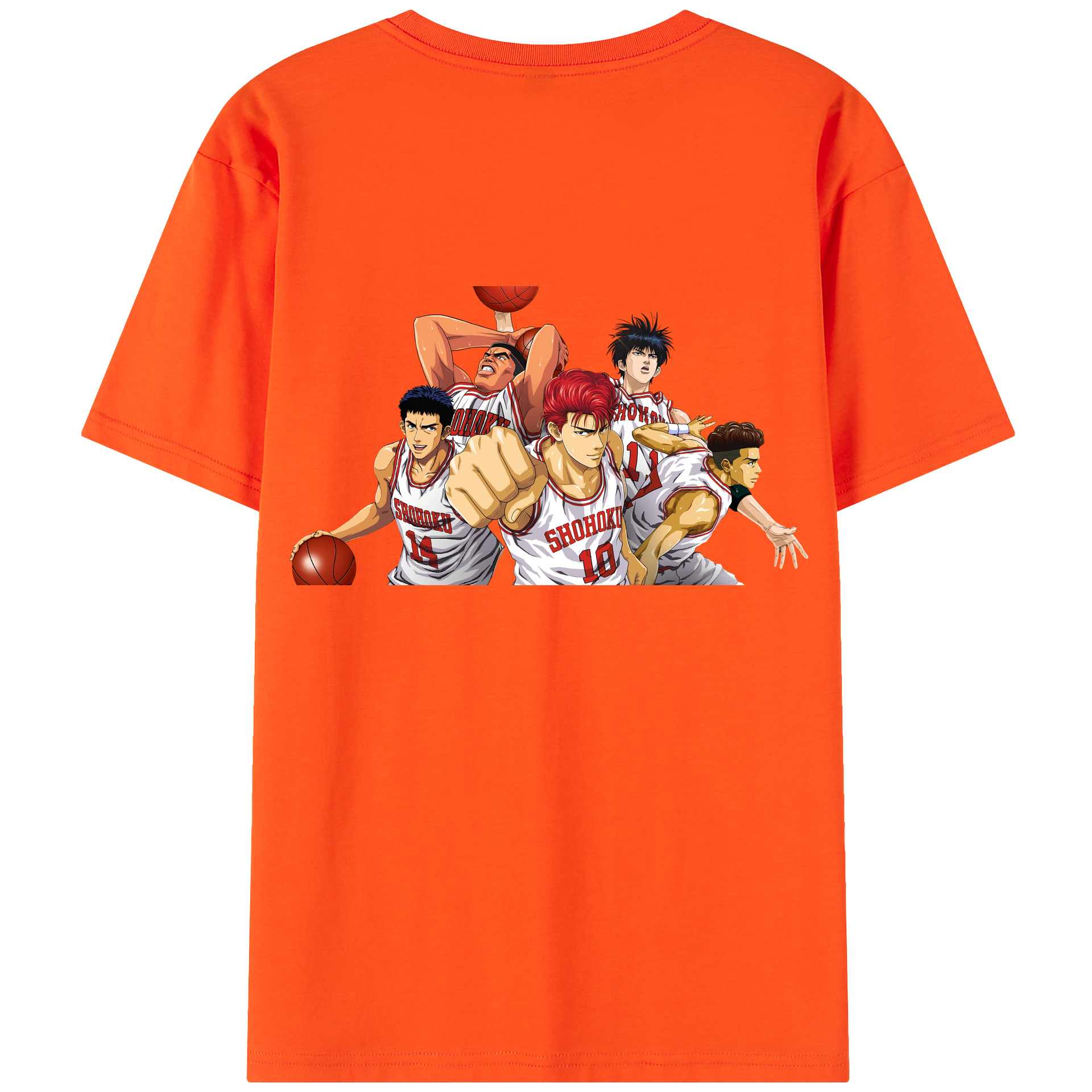 （画像用） SLAM DUNK／スラムダンク 綿100％半袖Tシャツ（背面プリント）