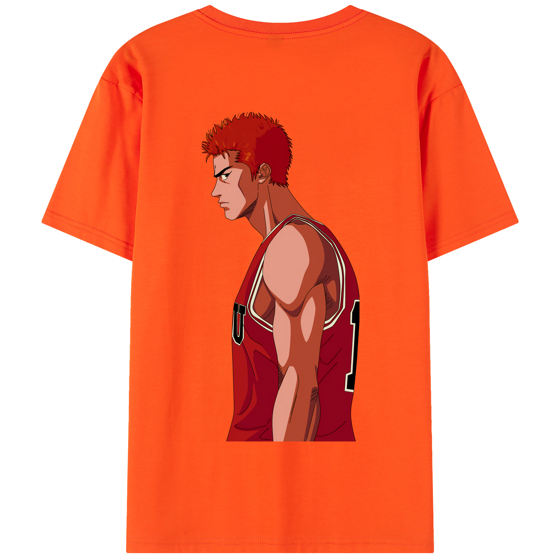 SLAM DUNK／スラムダンク 綿100％半袖Tシャツ（背面プリント）