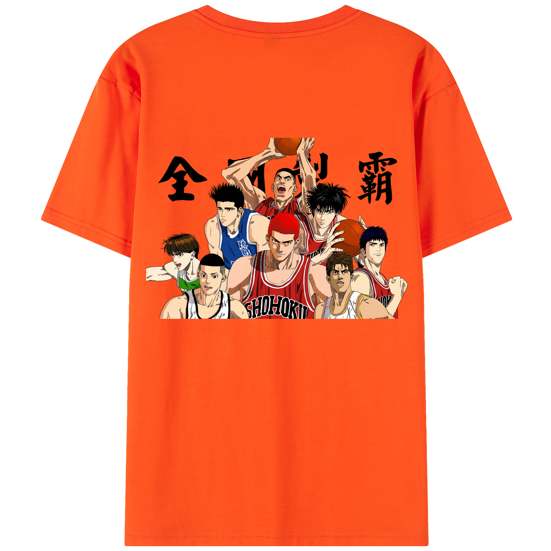 （画像用） SLAM DUNK／スラムダンク 綿100％半袖Tシャツ（背面プリント）