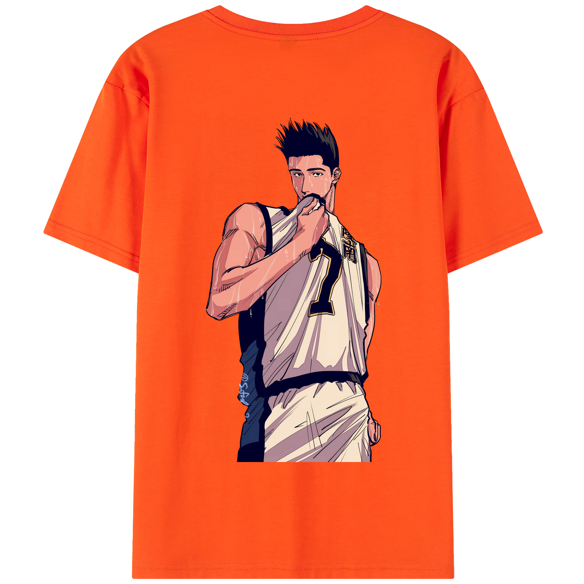 SLAM DUNK／スラムダンク 綿100％半袖Tシャツ（背面プリント）