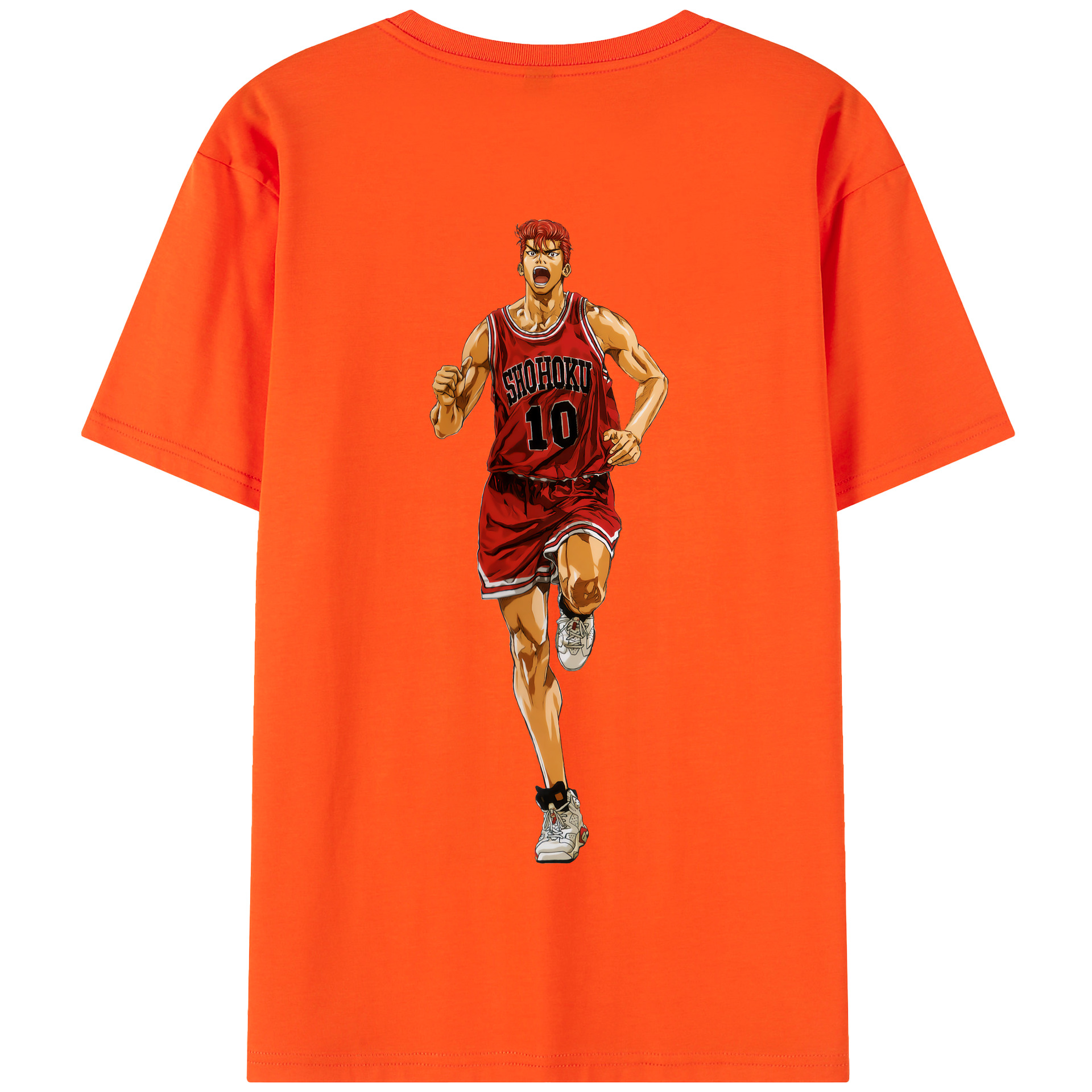 SLAM DUNK／スラムダンク 綿100％半袖Tシャツ（背面プリント）