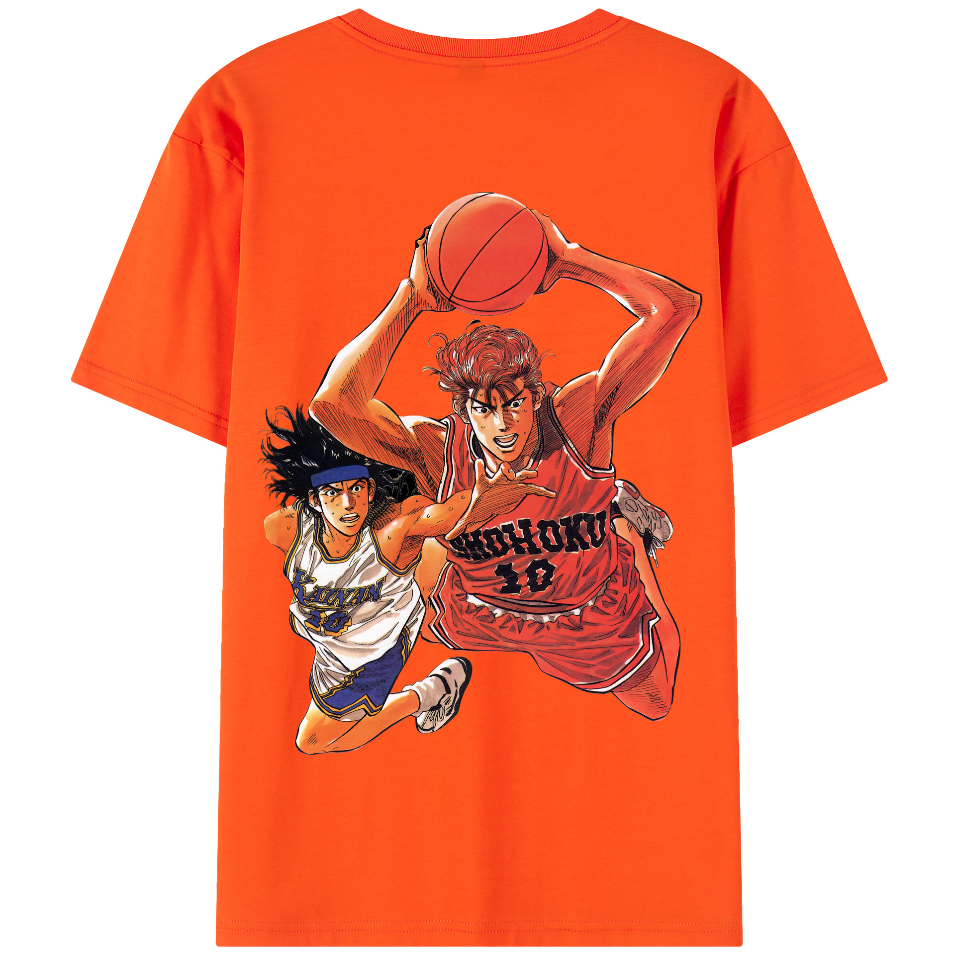 （画像用） SLAM DUNK／スラムダンク 綿100％半袖Tシャツ（背面プリント）