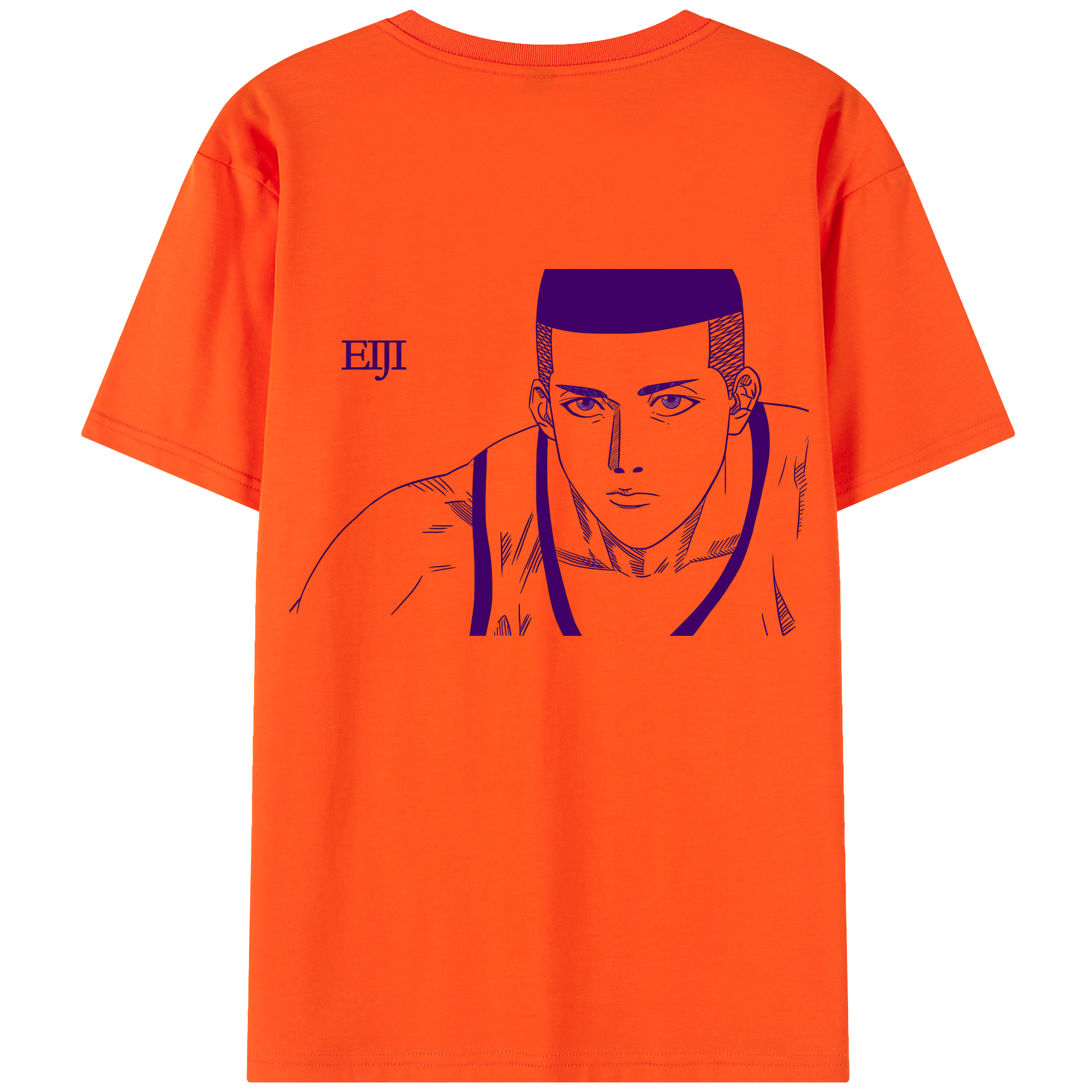 SLAM DUNK／スラムダンク 綿100％半袖Tシャツ（背面プリント）