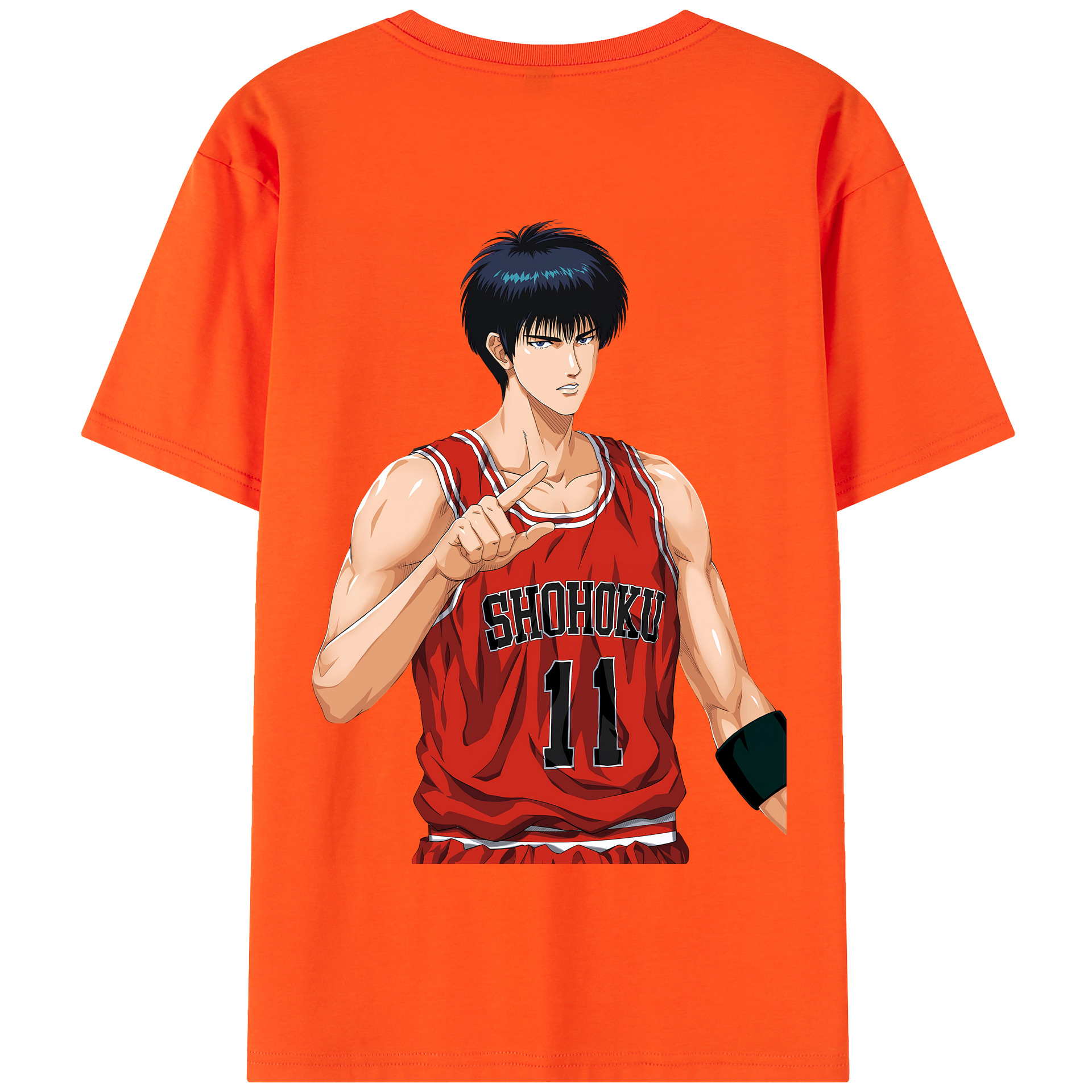 SLAM DUNK／スラムダンク 綿100％半袖Tシャツ（背面プリント）
