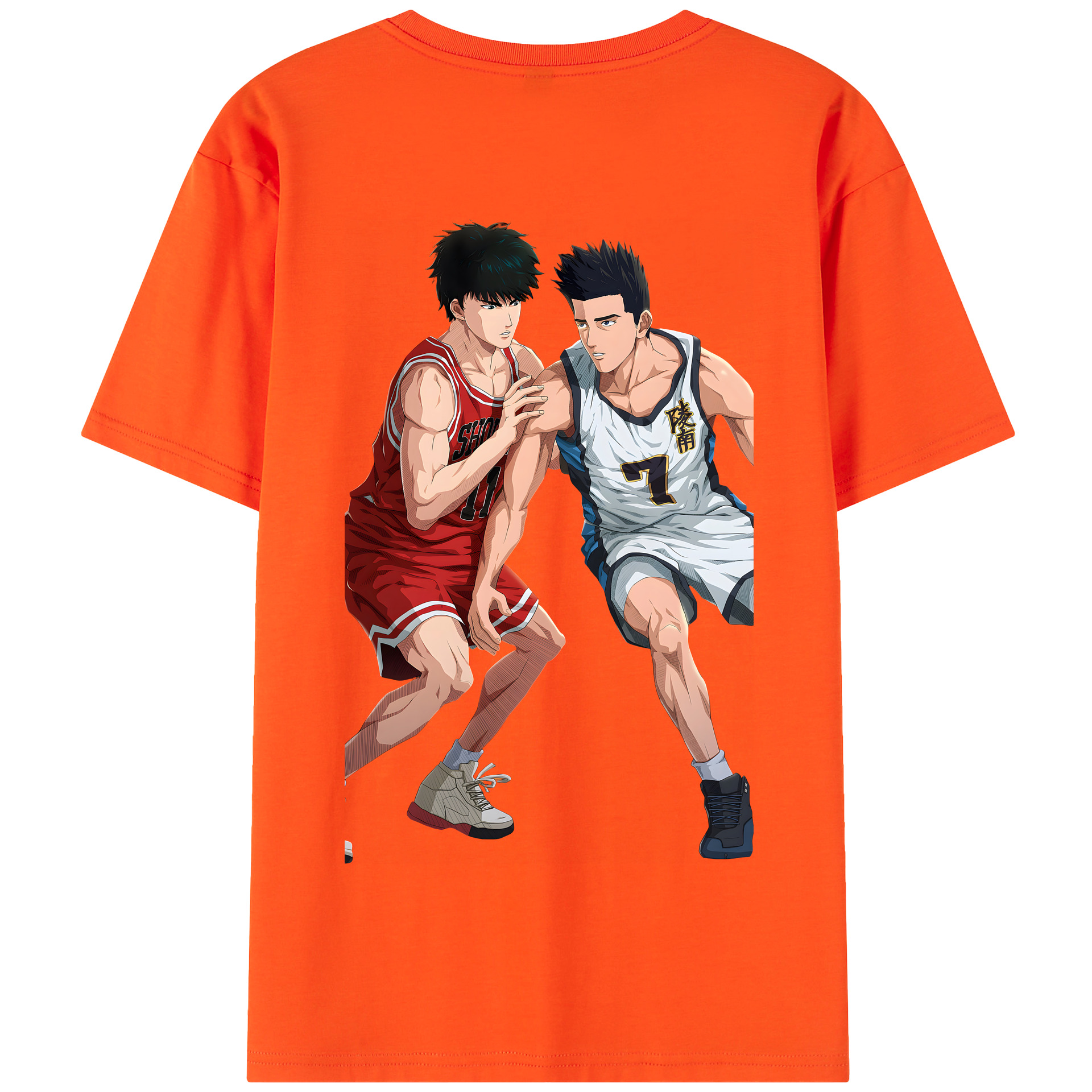 SLAM DUNK／スラムダンク 綿100％半袖Tシャツ（背面プリント）